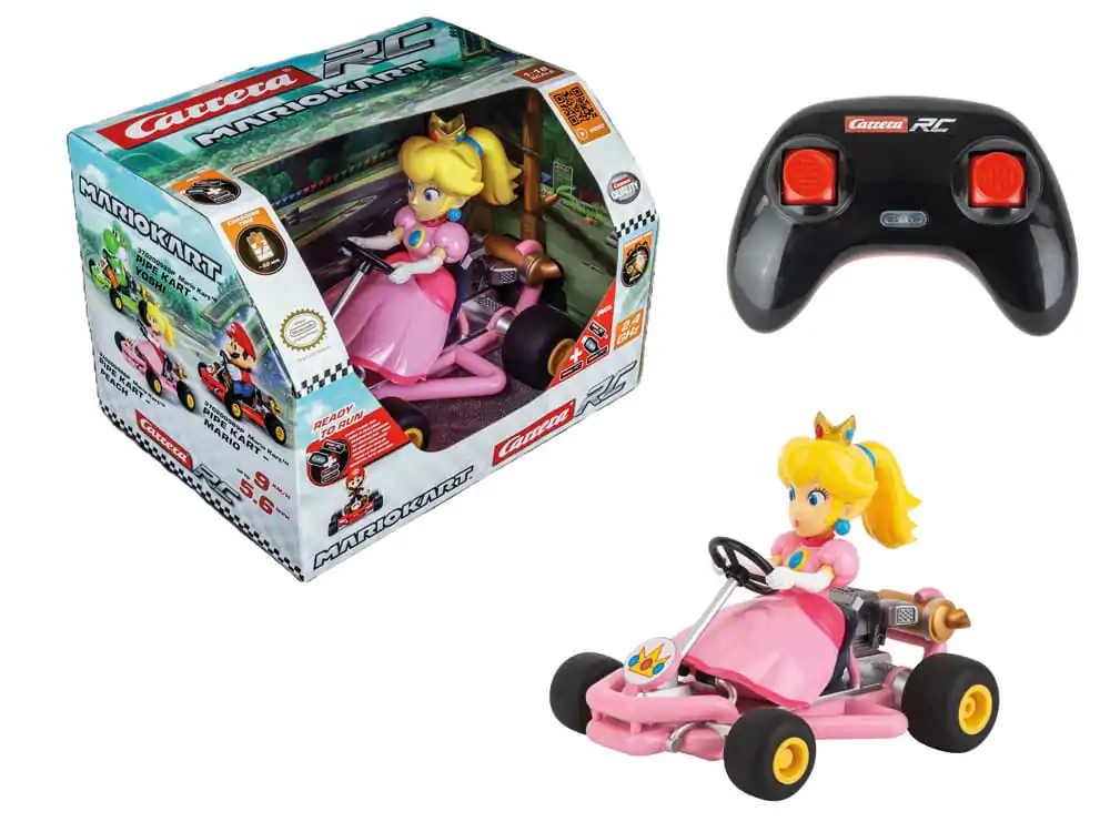 Super Mario Kart RC automobil na daljinsko upravljanje 1/18 2,4GHz Pipe Kart Peach fotografija proizvoda