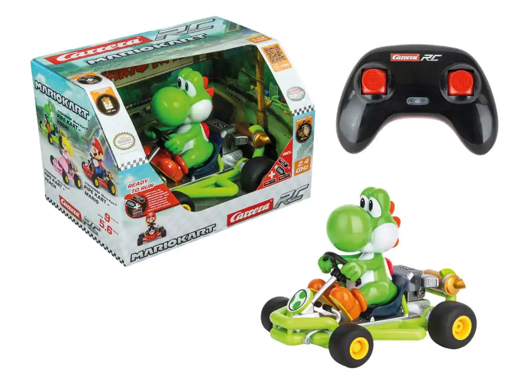 Super Mario Kart RC automobil na daljinsko upravljanje 1/18 2,4GHz Pipe Kart Yoshi fotografija proizvoda