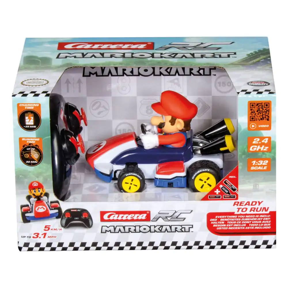 Super Mario Kart RC trkaći kart na daljinsko upravljanje 1/32 2.4GHz Mario fotografija proizvoda