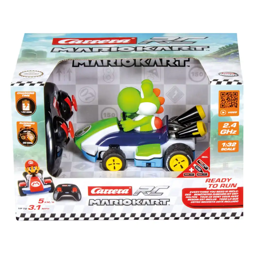 Super Mario Kart RC trkaći kart na daljinsko upravljanje 1/32 2.4GHz Yoshi fotografija proizvoda