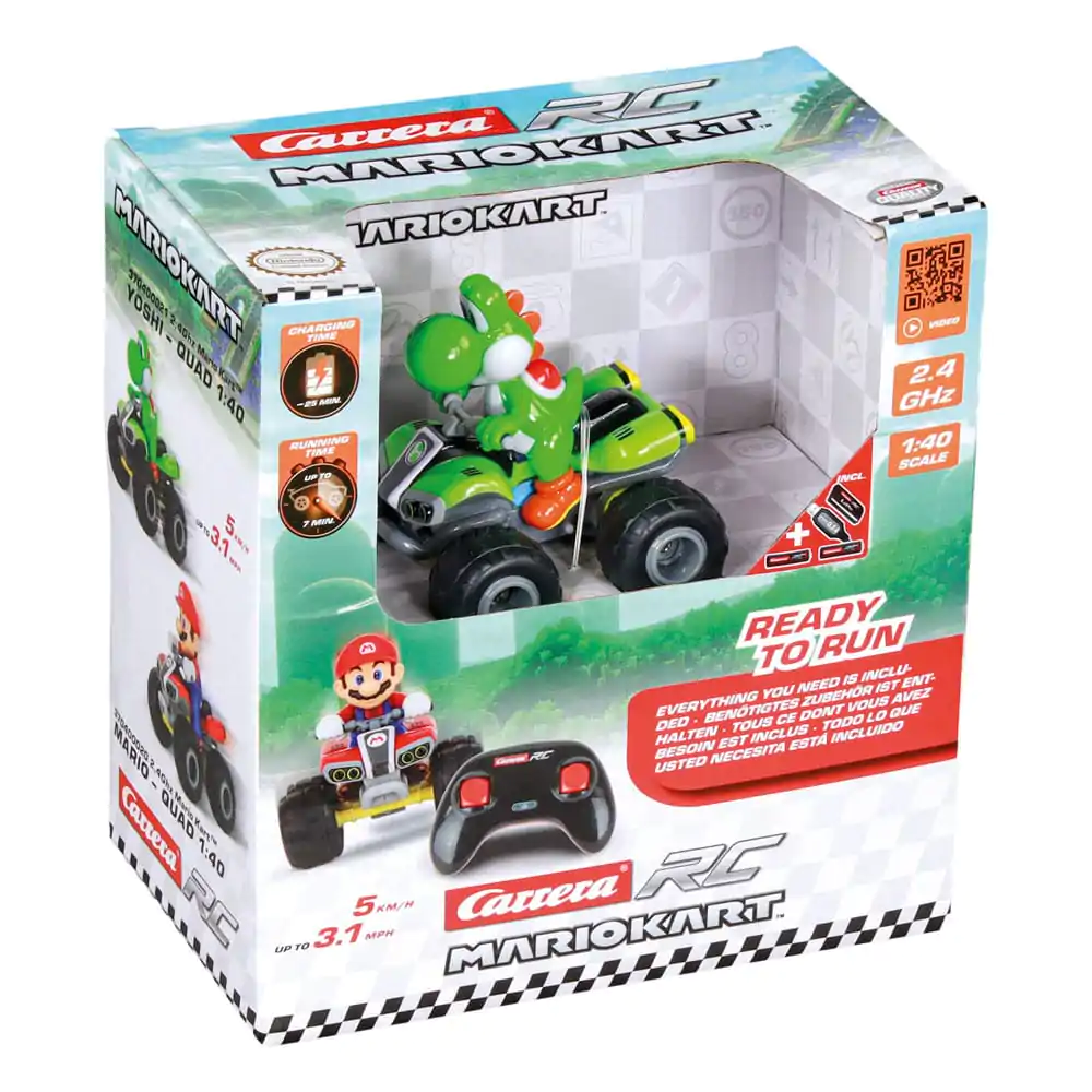 Super Mario Kart RC kvad na daljinsko upravljanje 1/40 2.4GHz Yoshi fotografija proizvoda