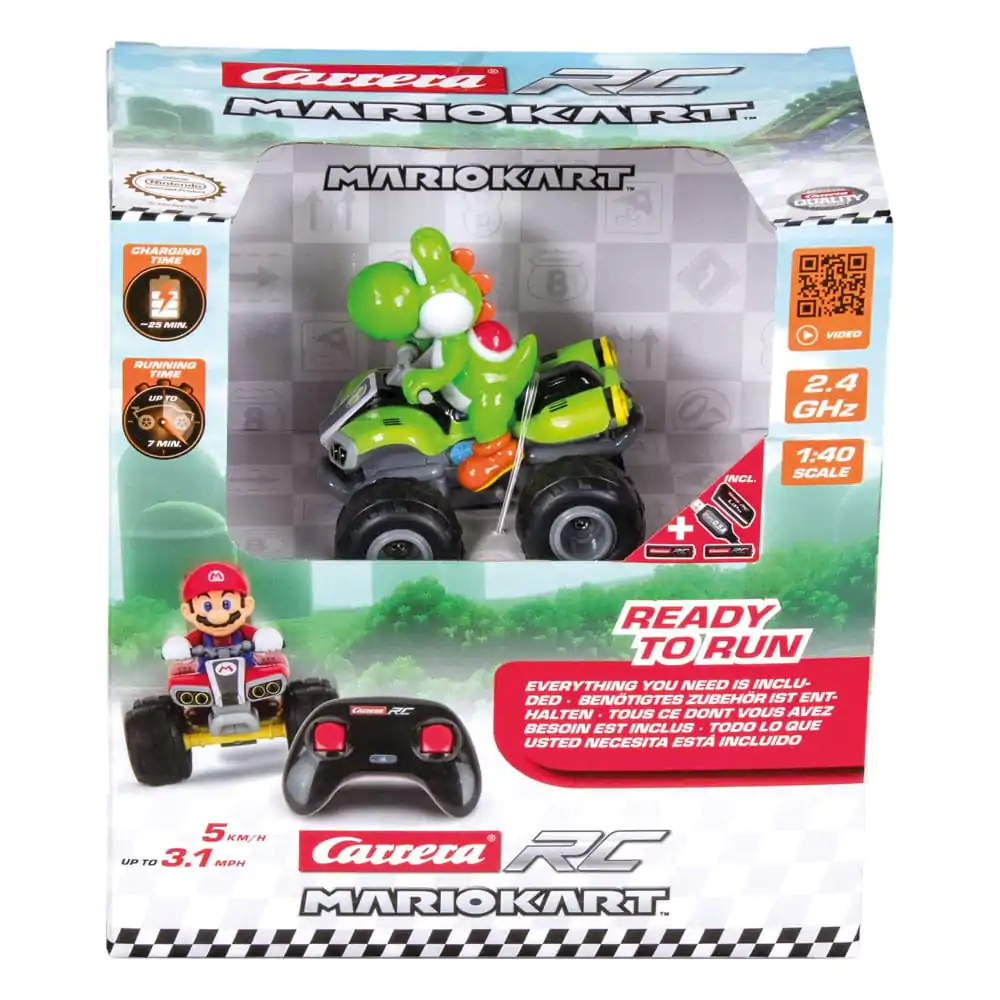 Super Mario Kart RC kvad na daljinsko upravljanje 1/40 2.4GHz Yoshi fotografija proizvoda