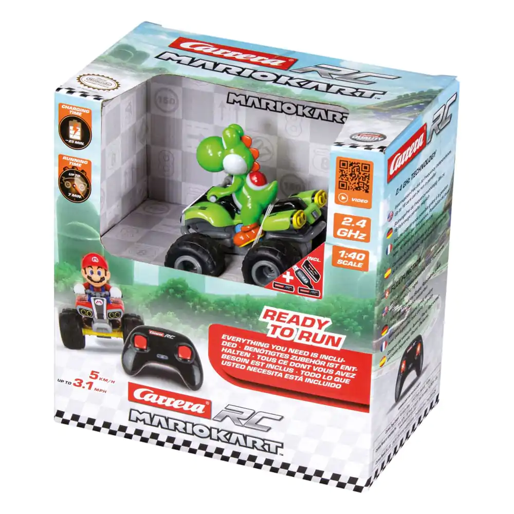 Super Mario Kart RC kvad na daljinsko upravljanje 1/40 2.4GHz Yoshi fotografija proizvoda