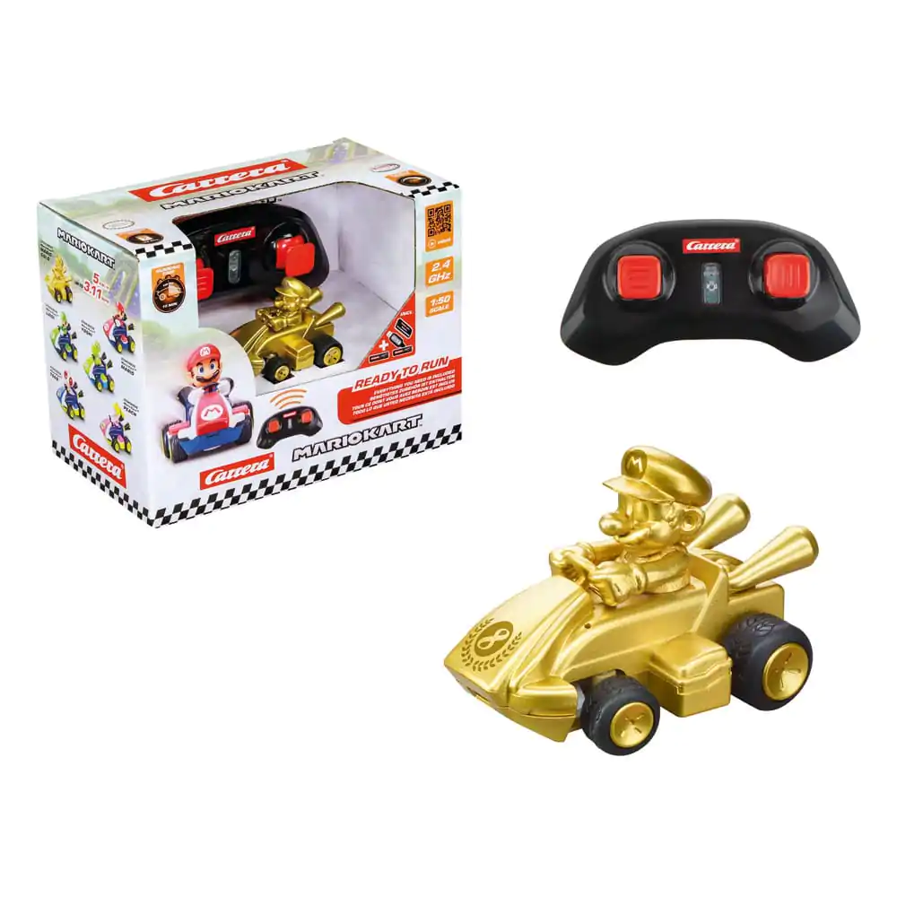 Super Mario Kart RC automobil na daljinsko upravljanje 1/50 2.4GHz Mini Mario Gold fotografija proizvoda