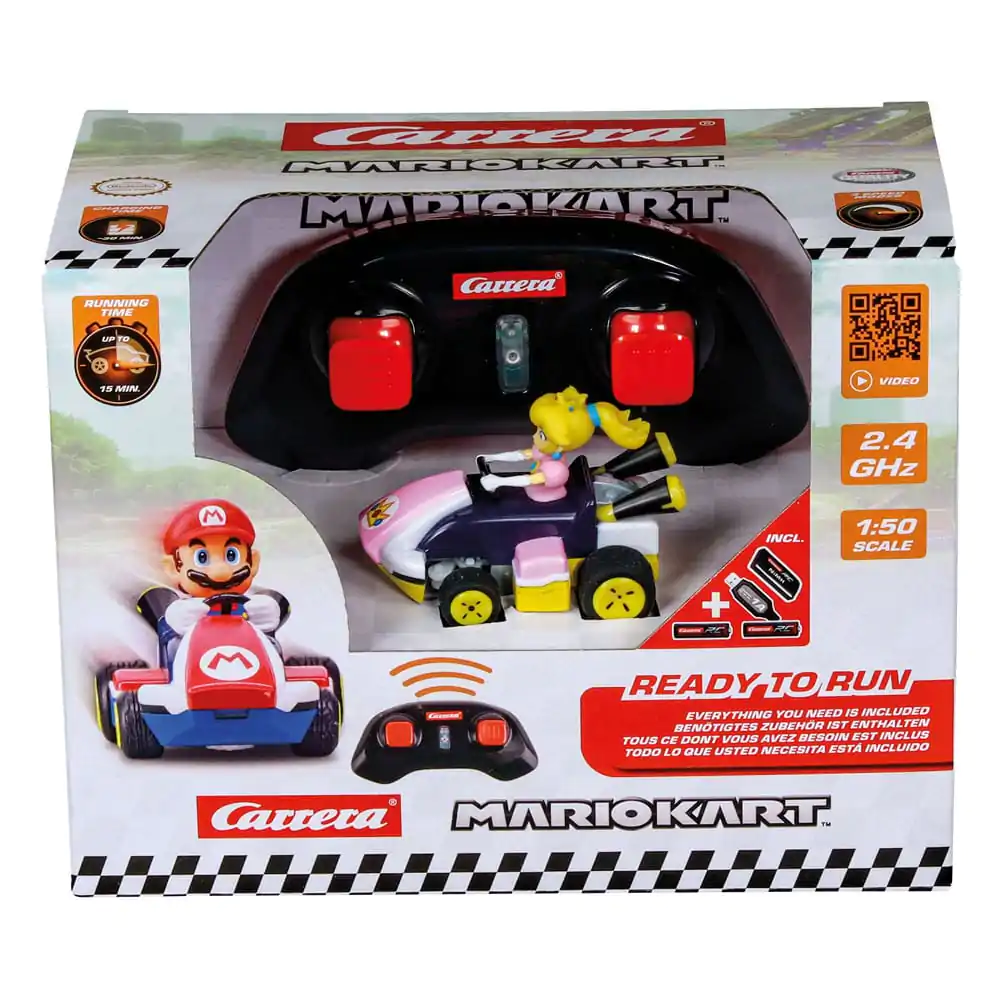 Super Mario Kart RC auto na daljinsko upravljanje 1/50 2,4GHz Mini Peach fotografija proizvoda