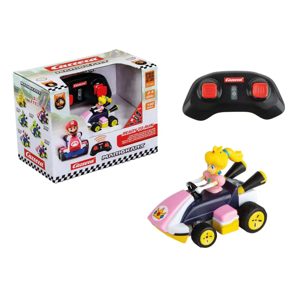 Super Mario Kart RC auto na daljinsko upravljanje 1/50 2,4GHz Mini Peach fotografija proizvoda