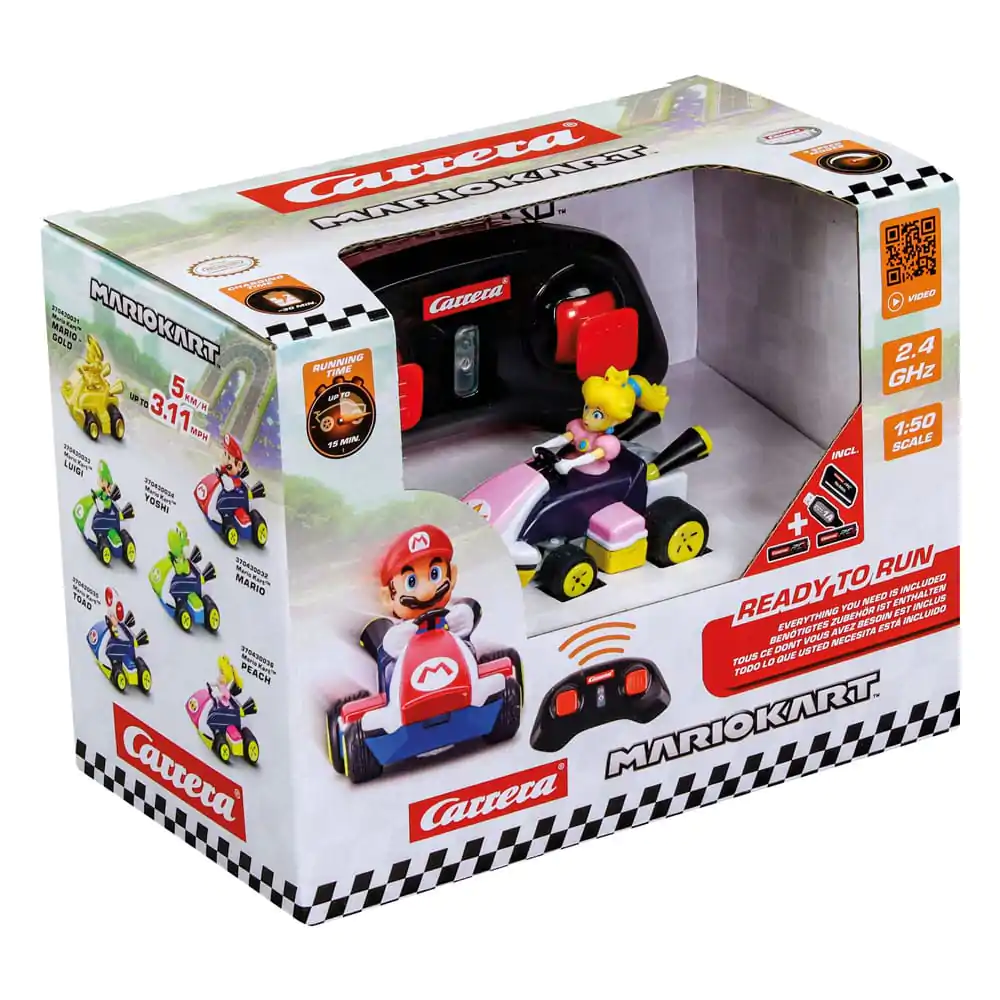 Super Mario Kart RC auto na daljinsko upravljanje 1/50 2,4GHz Mini Peach fotografija proizvoda