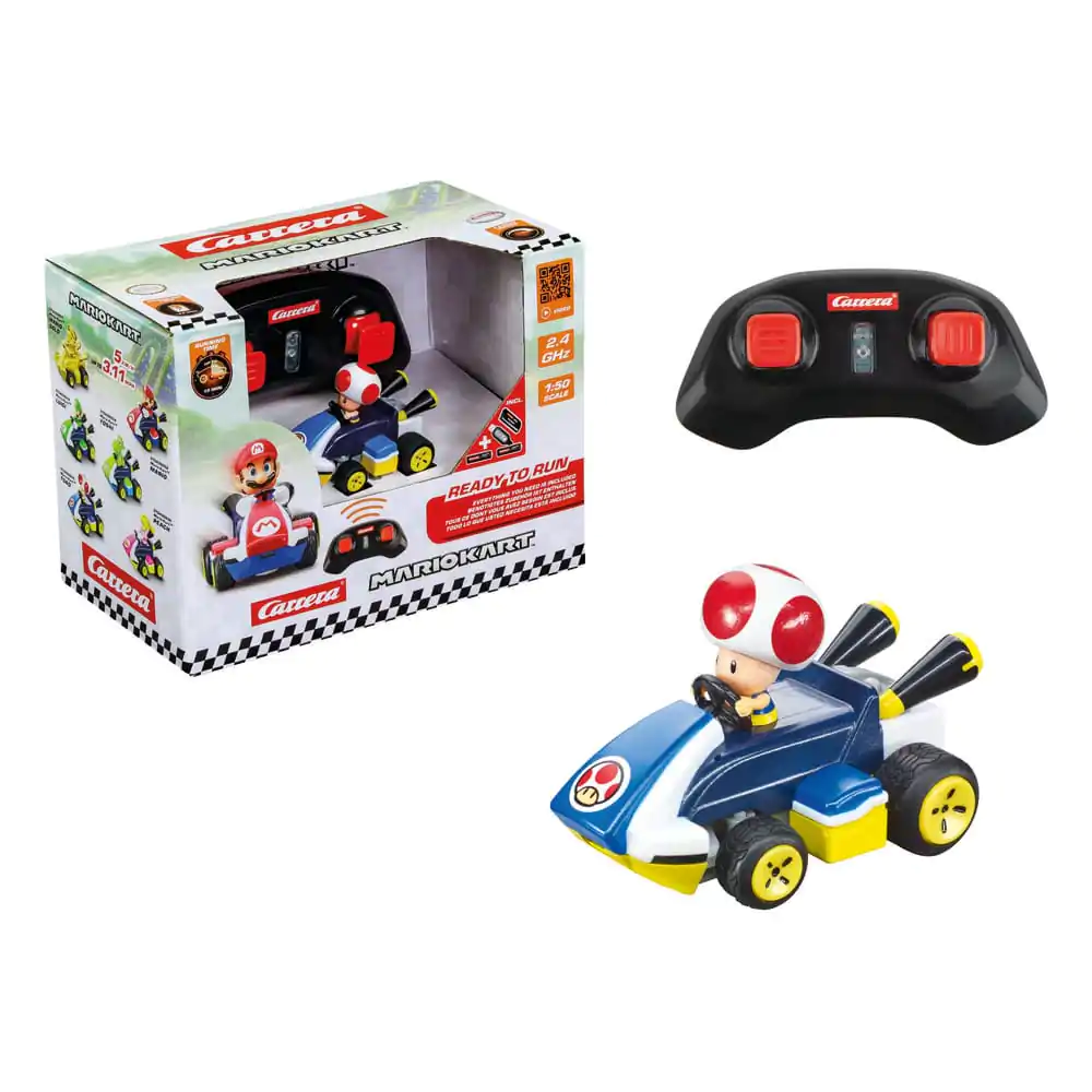 Super Mario Kart RC automobil na daljinsko upravljanje 1/50 2.4GHz Mini Toad fotografija proizvoda