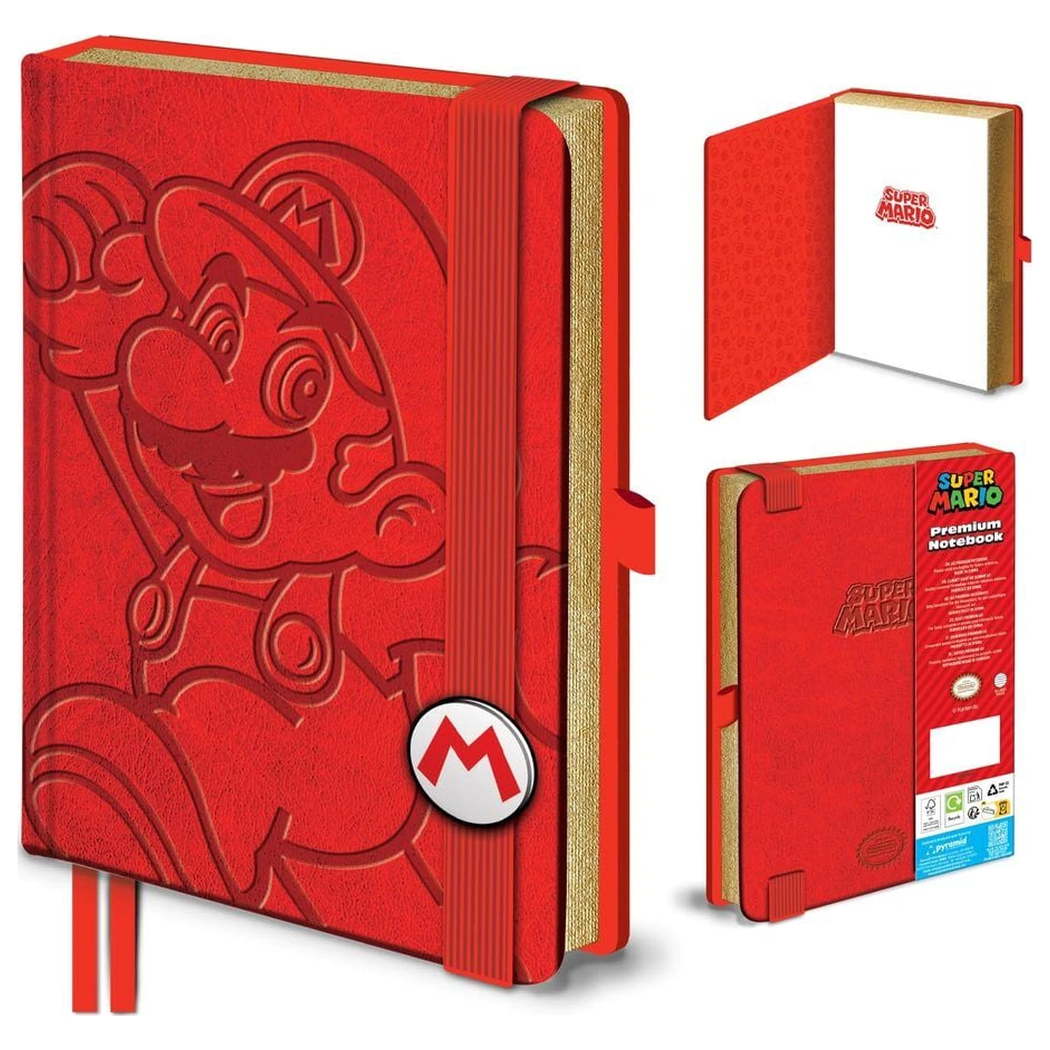 Super Mario - Mario A5 bilježnica fotografija proizvoda
