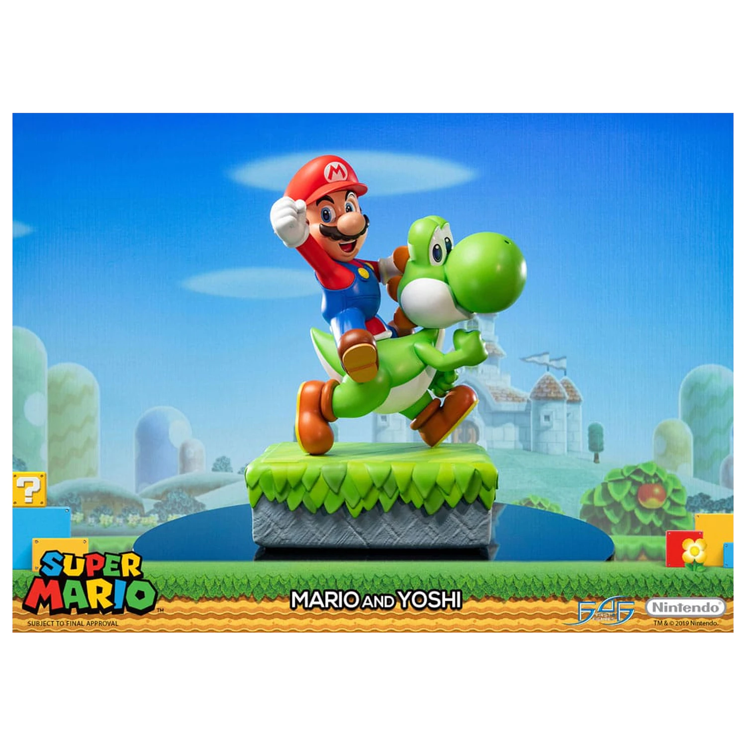 Super Mario Statua Mario i Yoshi 48 cm fotografija proizvoda