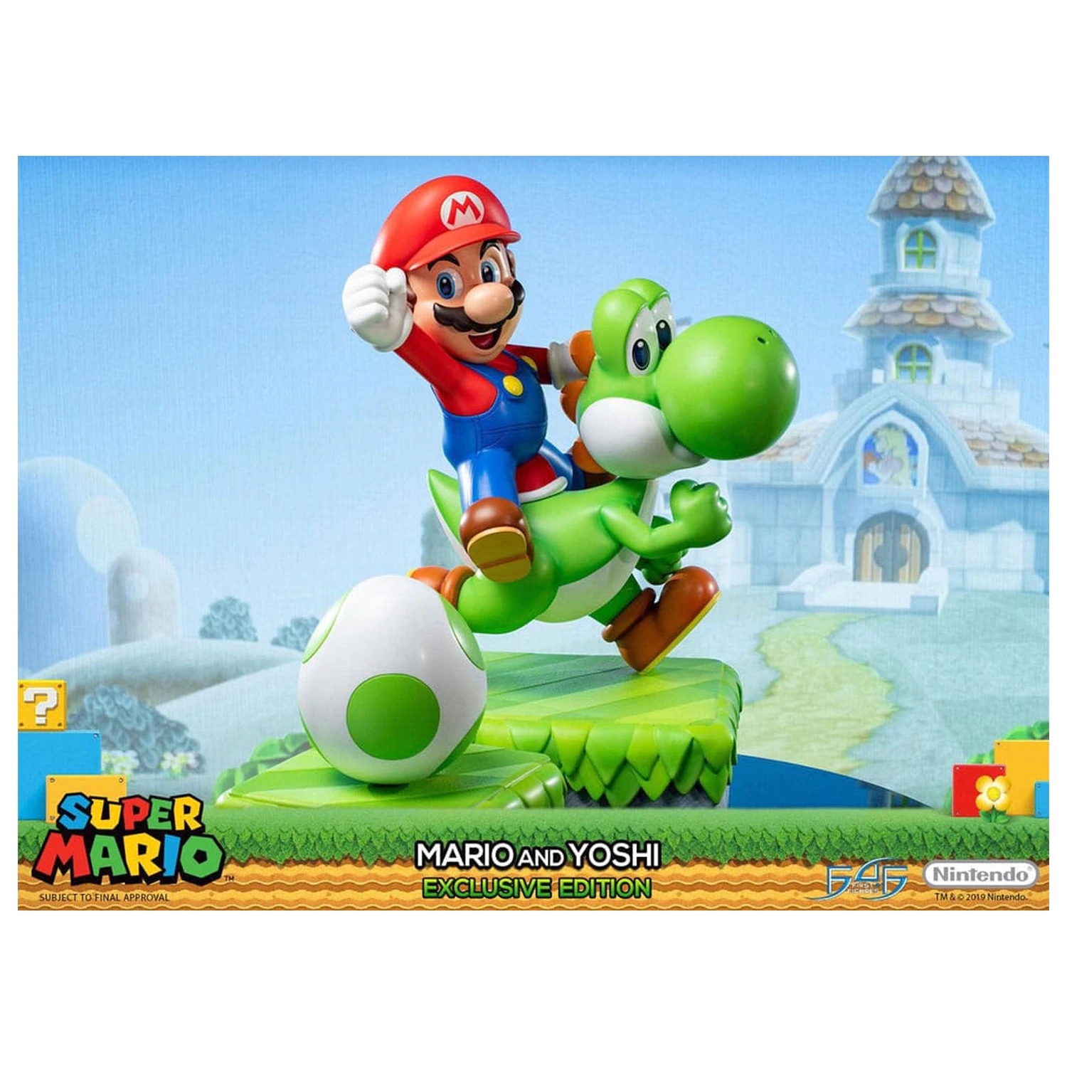 Super Mario Statua Mario i Yoshi 48 cm fotografija proizvoda
