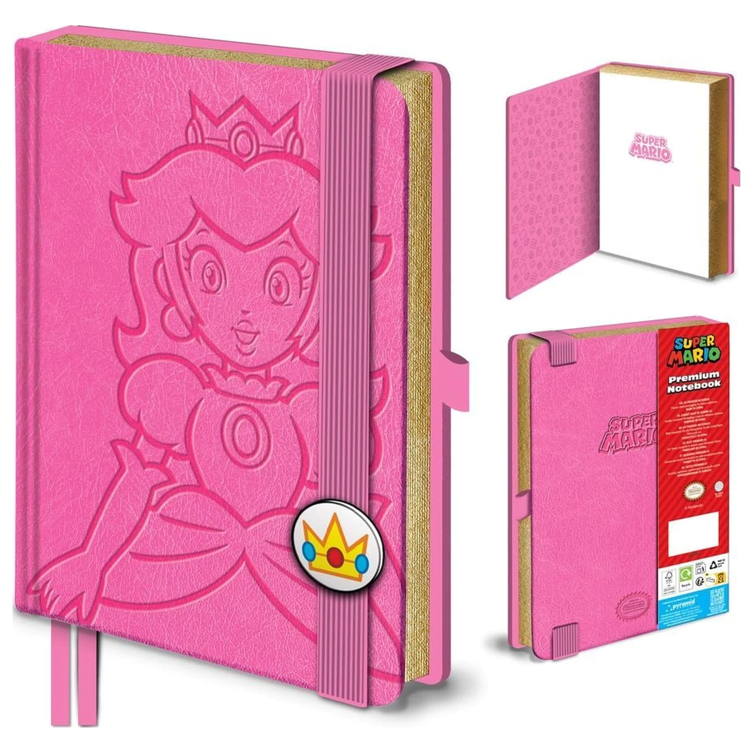 Super Mario Princess Peach A5 bilježnica fotografija proizvoda