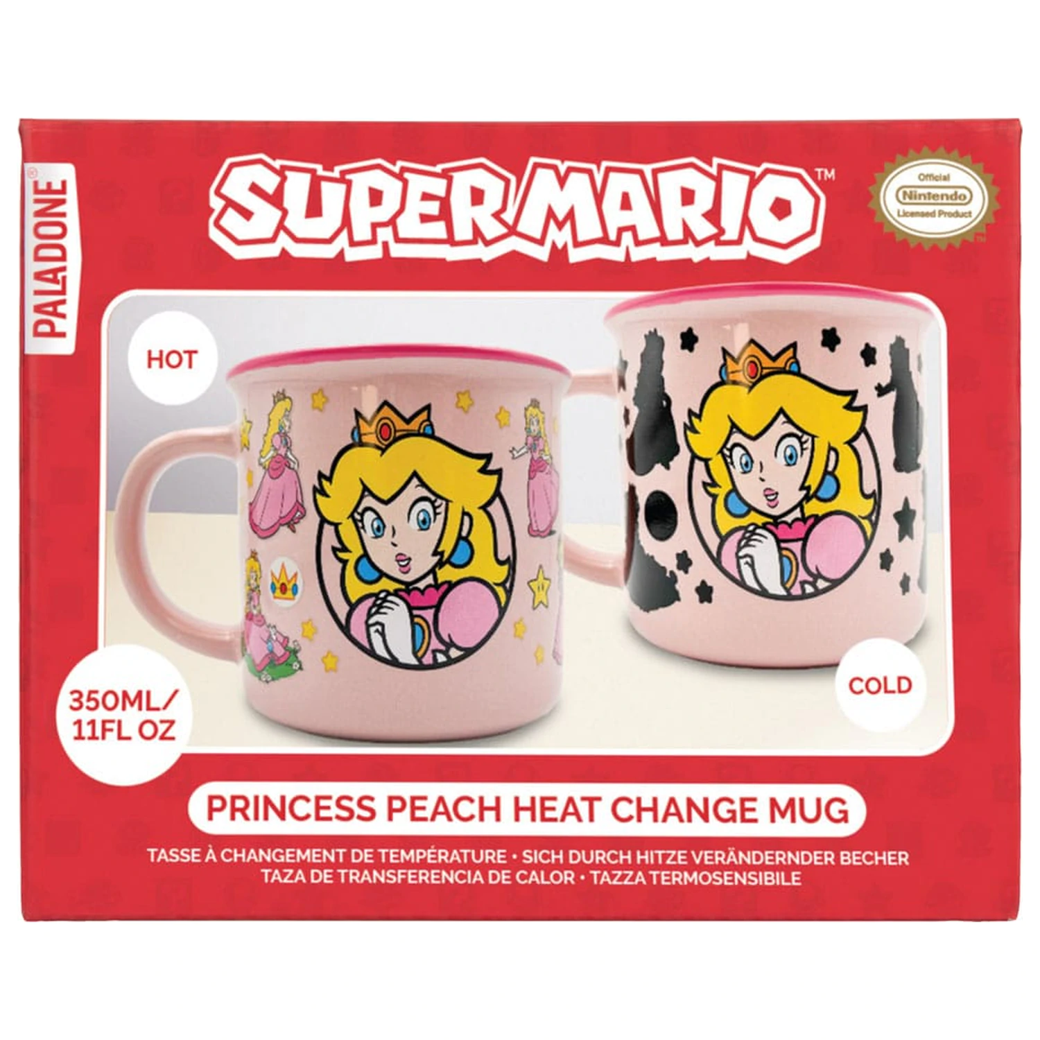 Super Mario šalica koja mijenja boju Princess Peach fotografija proizvoda
