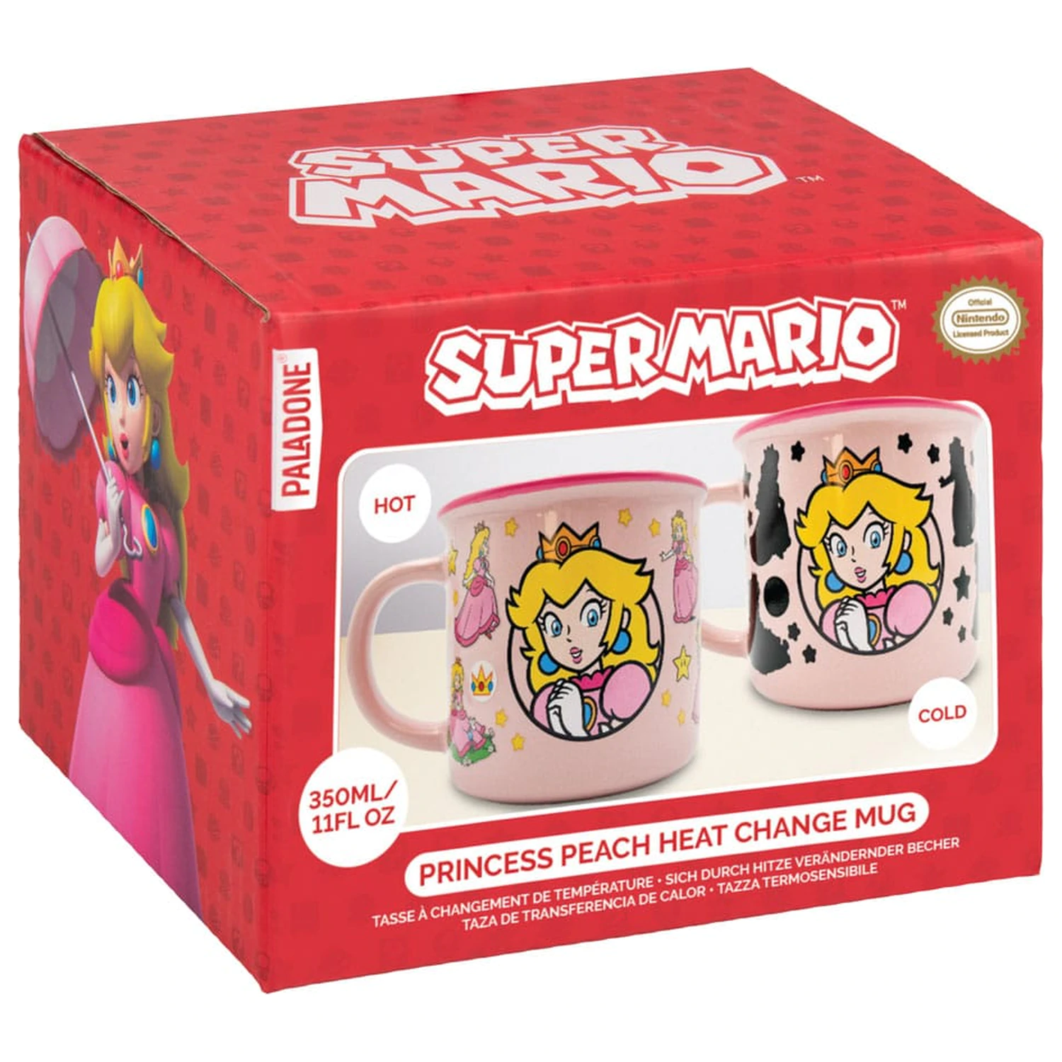 Super Mario šalica koja mijenja boju Princess Peach fotografija proizvoda