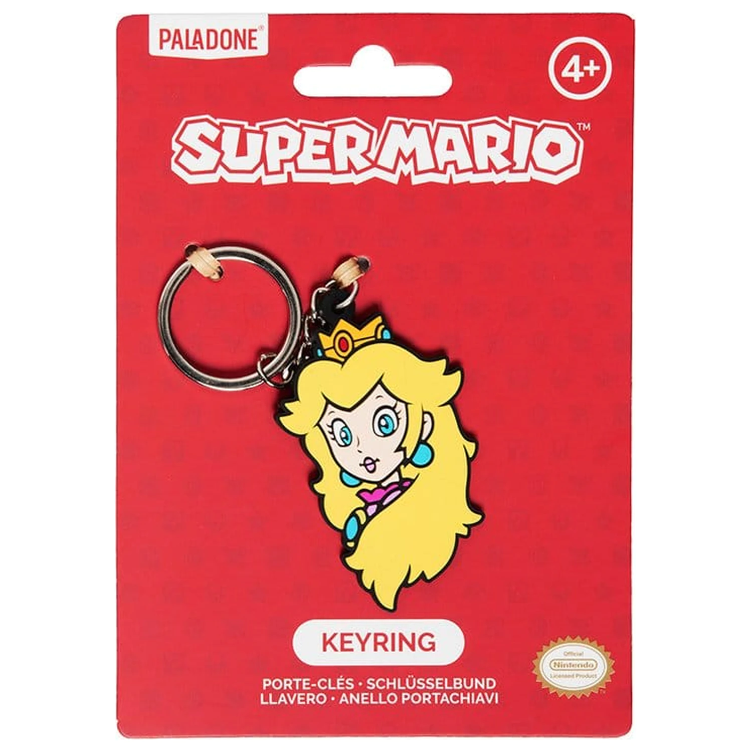 Super Mario privjesak za ključeve Princess Peach PVC 6 cm fotografija proizvoda