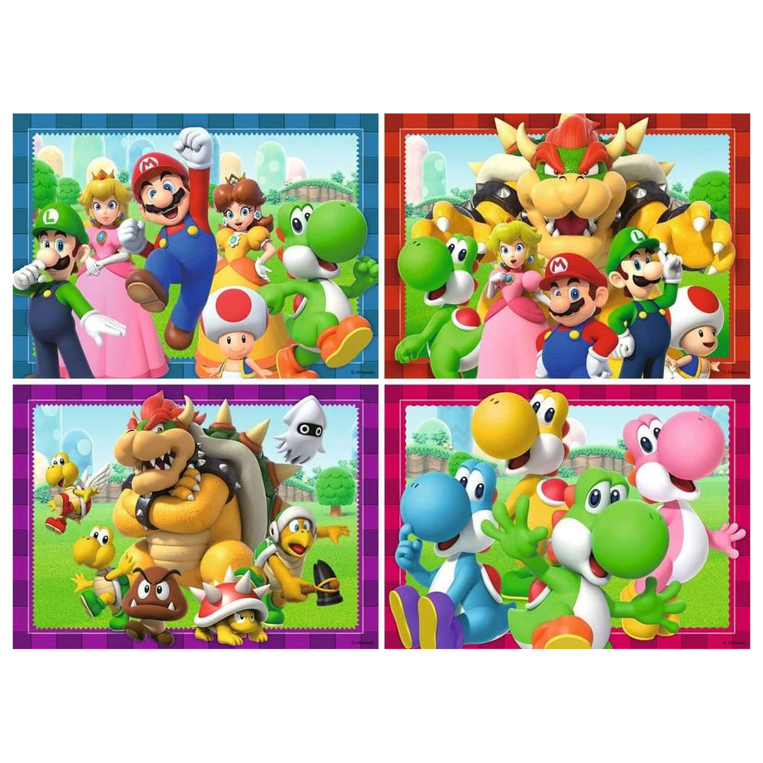 Super Mario Puzzle 4-Pack Vrijeme je za Marija! (4x100 komada) fotografija proizvoda