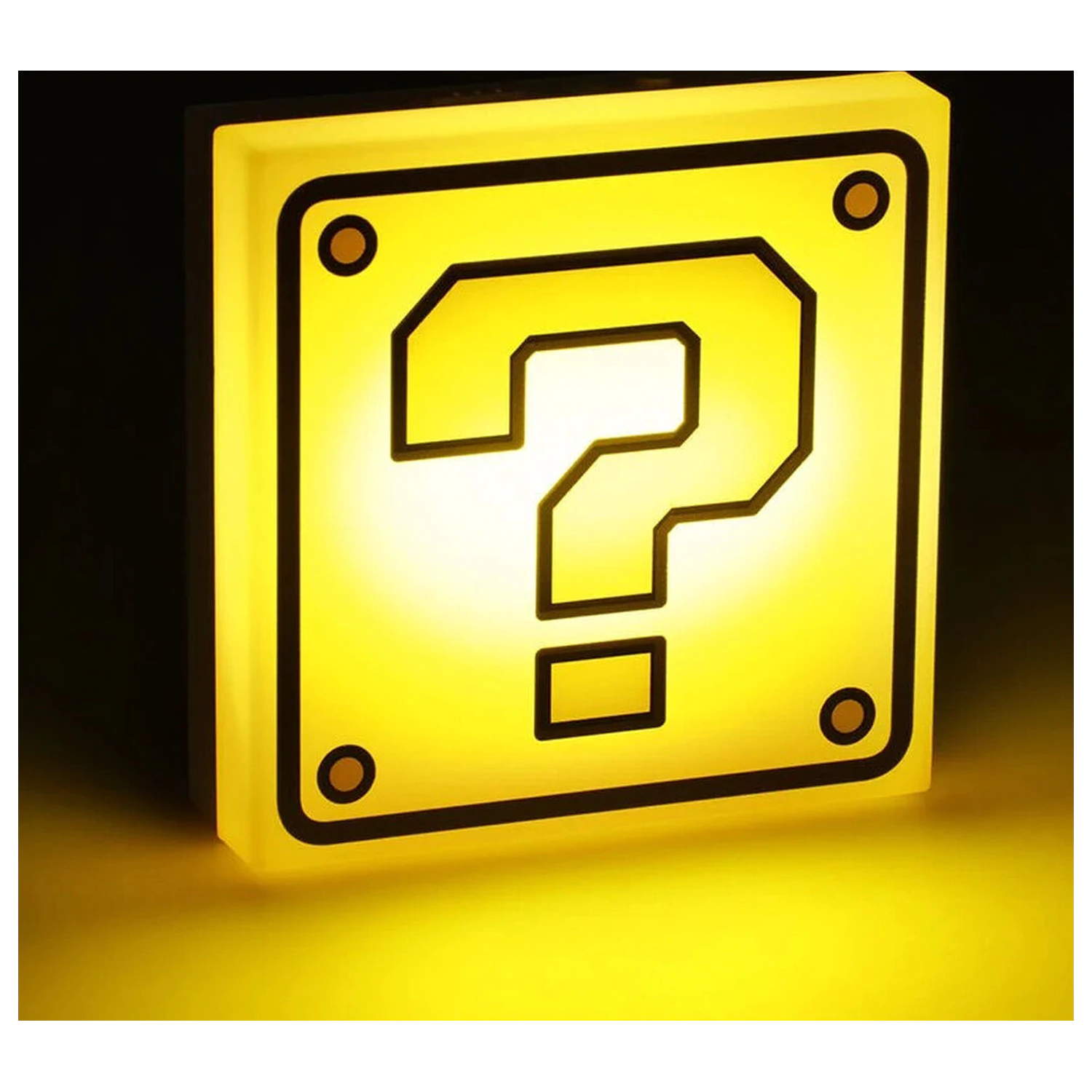 Super Mario Question Block svjetiljka fotografija proizvoda