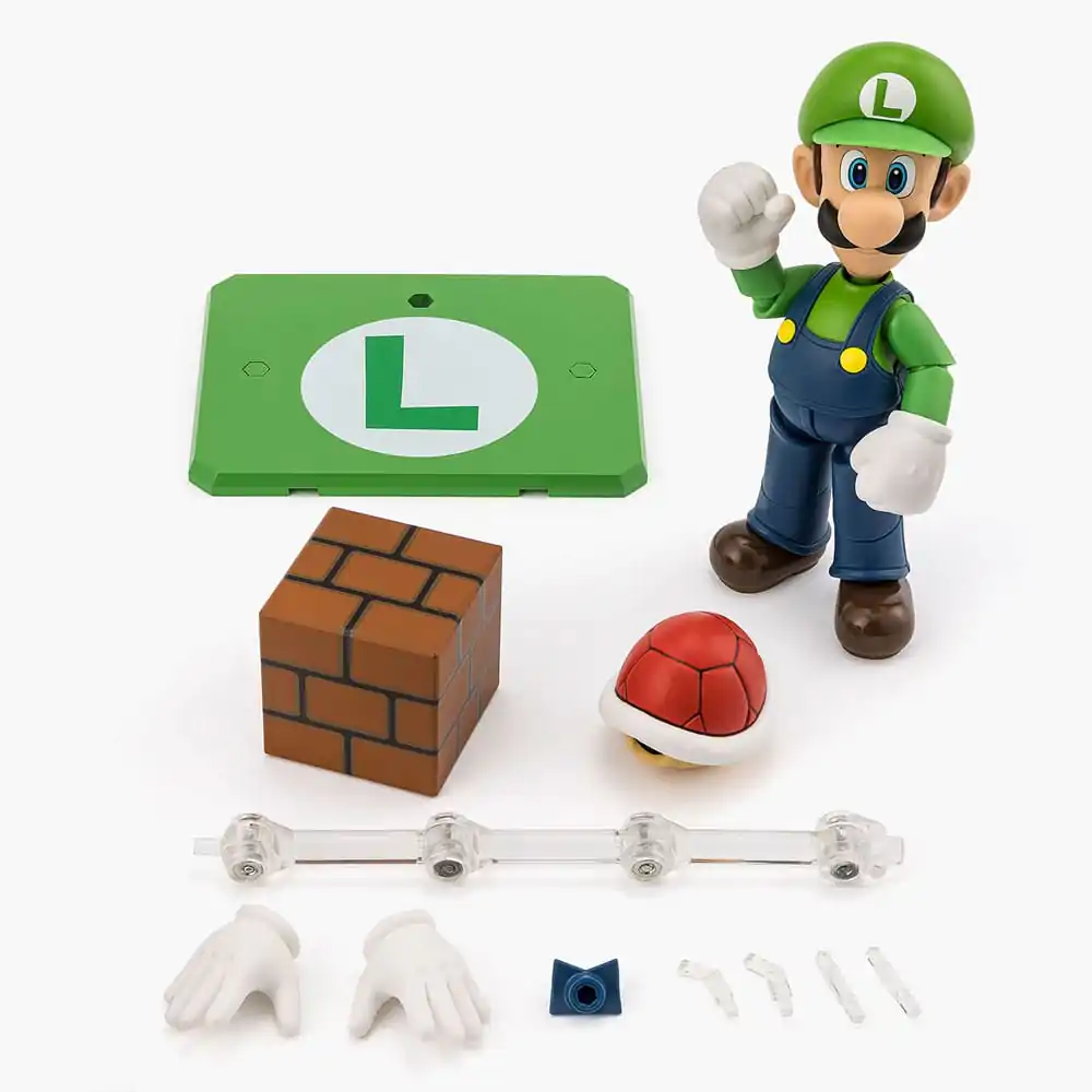 Super Mario S.H. Figuarts Akcijska figura Luigi 11 cm fotografija proizvoda