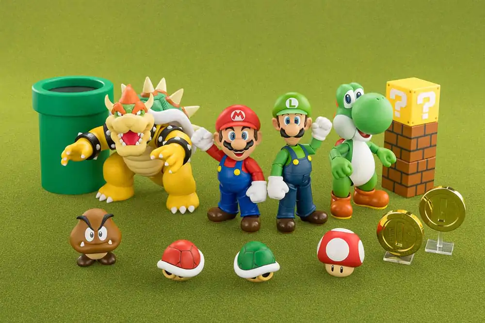 Super Mario S.H. Figuarts Akcijska figura Super Mario 10 cm fotografija proizvoda