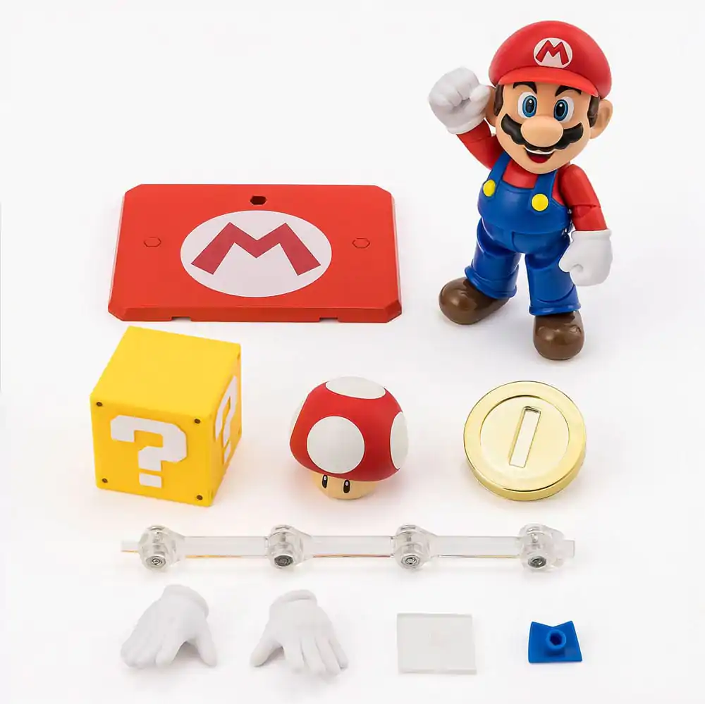 Super Mario S.H. Figuarts Akcijska figura Super Mario 10 cm fotografija proizvoda