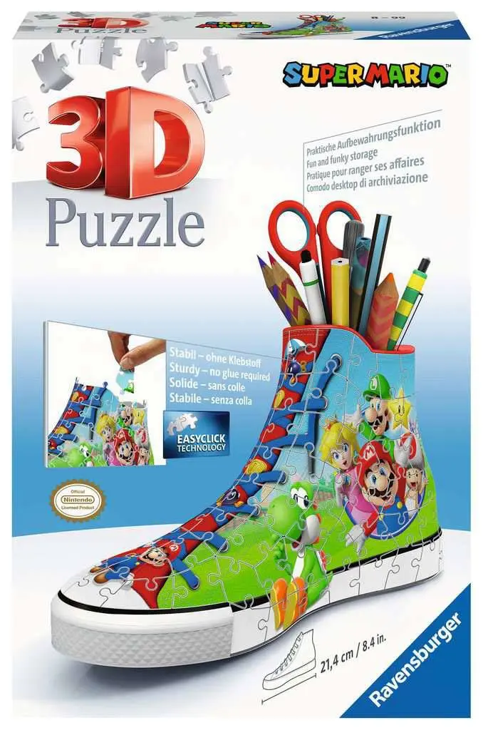 Super Mario 3D Puzzle tenisica (108 dijelova) fotografija proizvoda