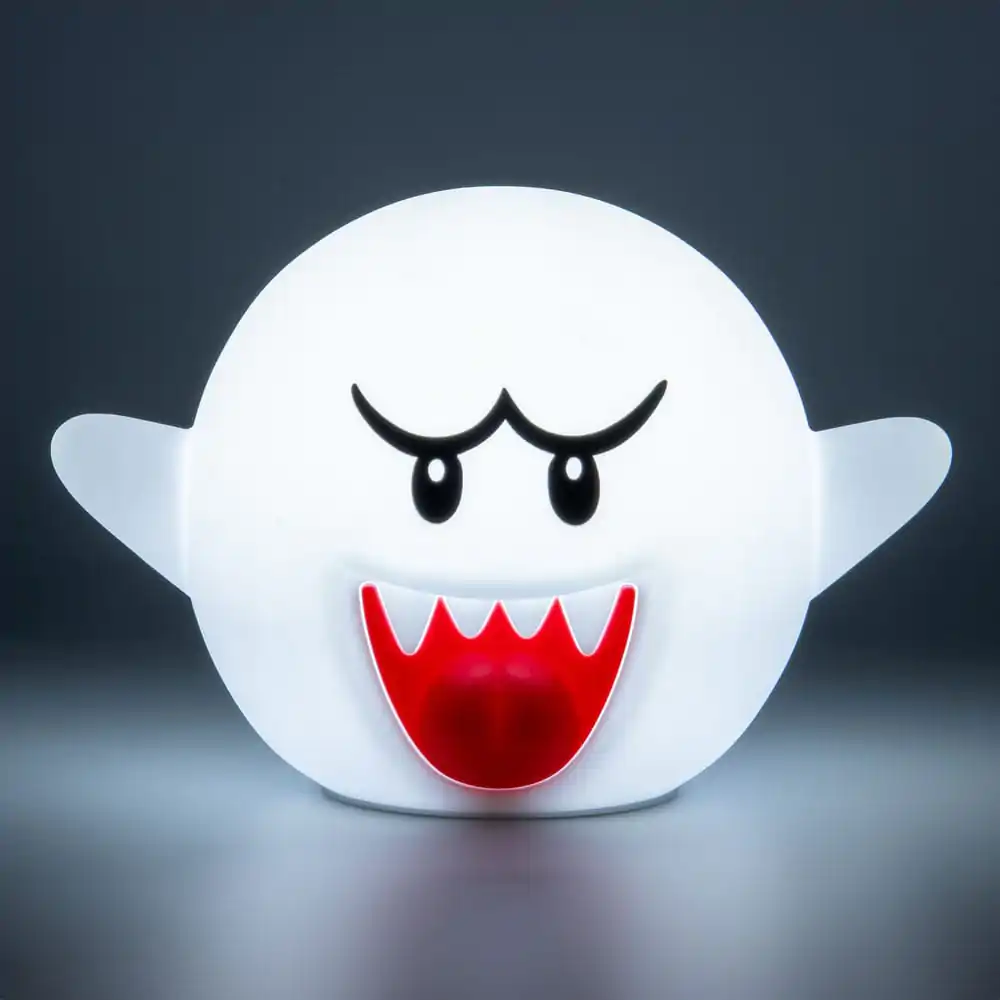 Super Mario Squishy Svjetleća silikonska igračka Boo 14 cm fotografija proizvoda