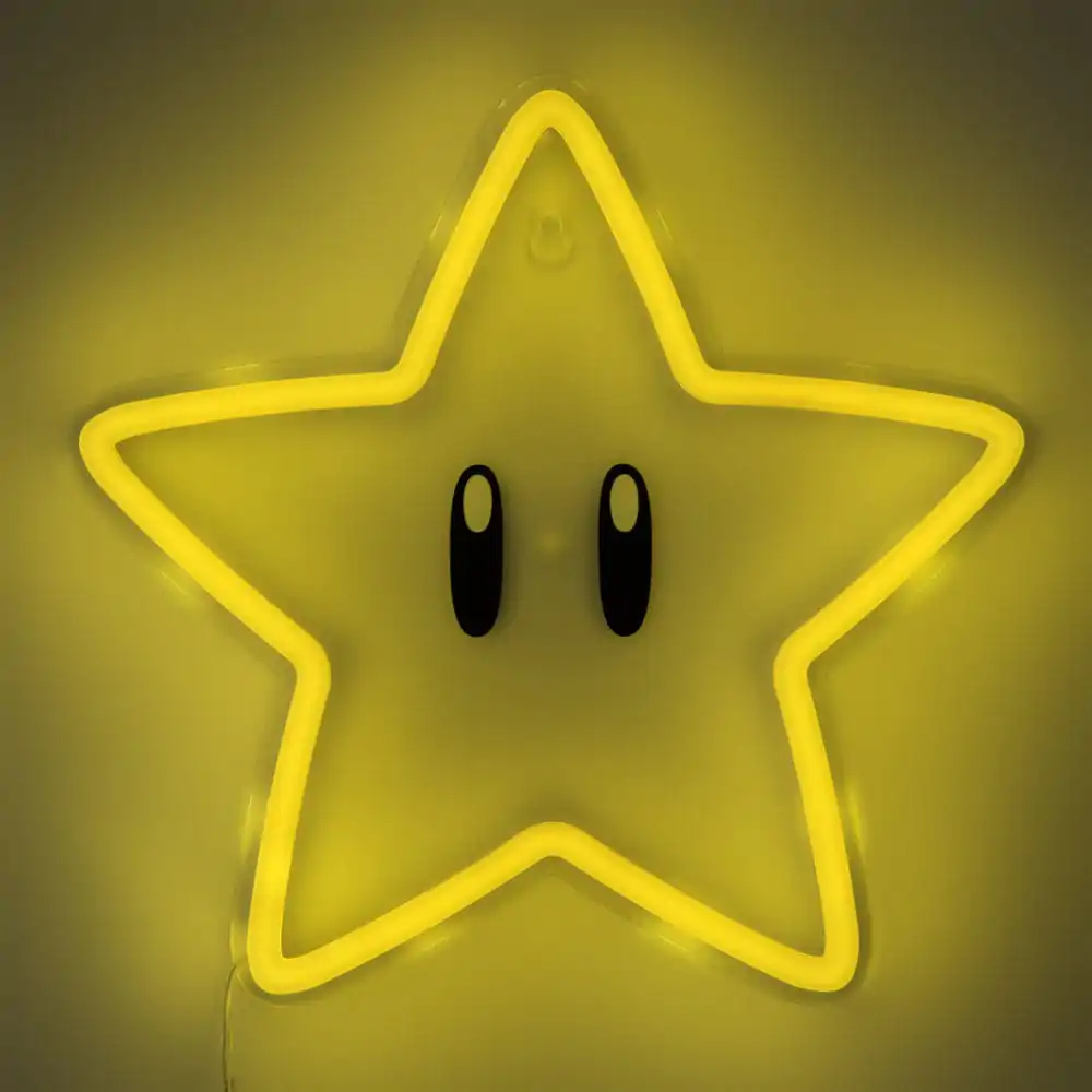 Super Mario LED Zidna Lampa Light Super Star Neon fotografija proizvoda