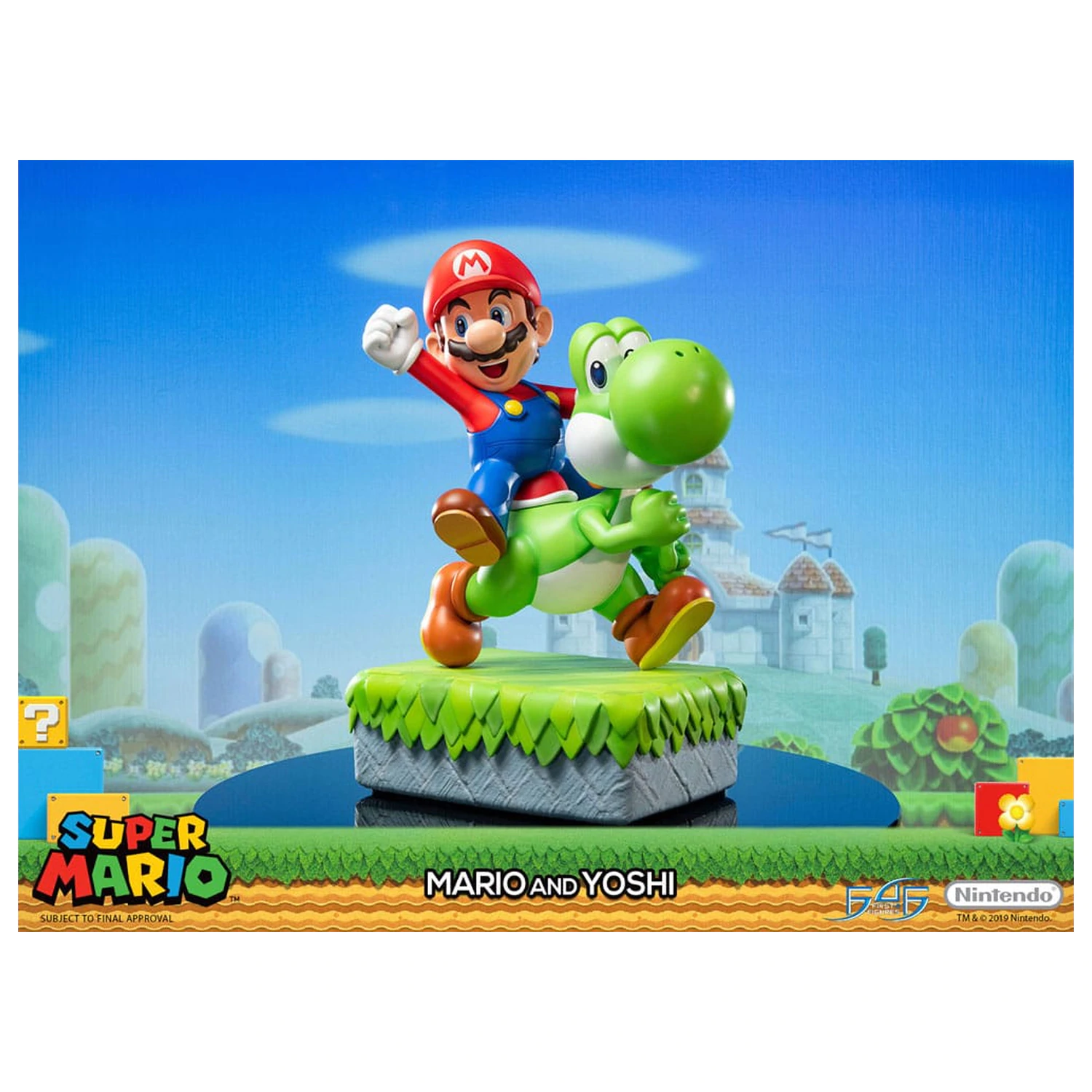 Super Mario Statua Mario i Yoshi 48 cm fotografija proizvoda