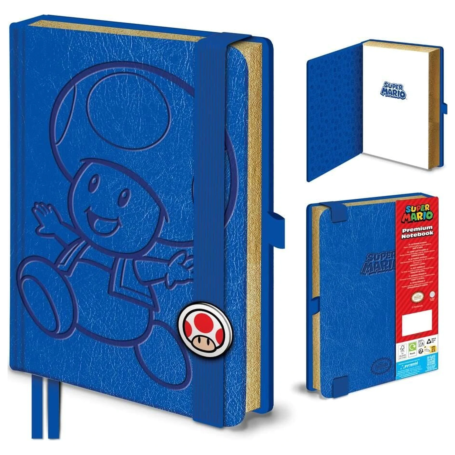 Super Mario Toad A5 bilježnica fotografija proizvoda