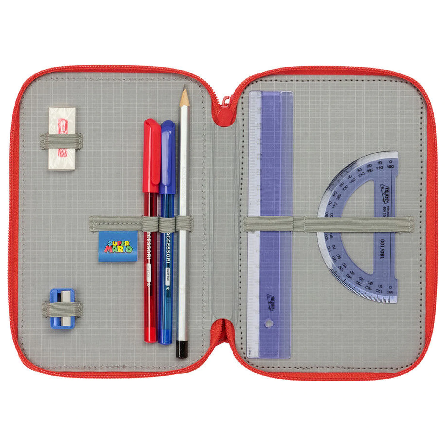 Super Mario trostruka pernica 37 komada fotografija proizvoda