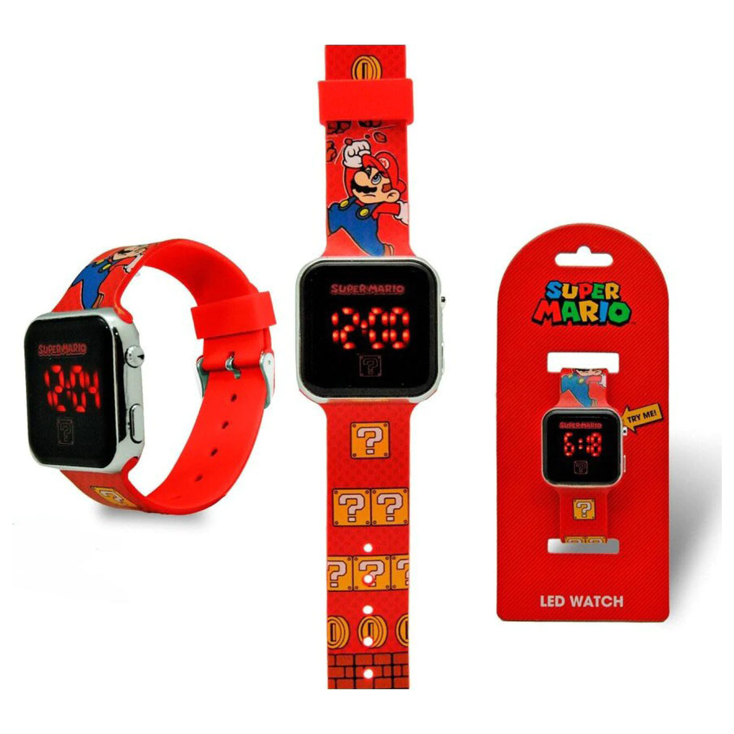 Super Mario Victory Red digitalni LED ručni sat fotografija proizvoda