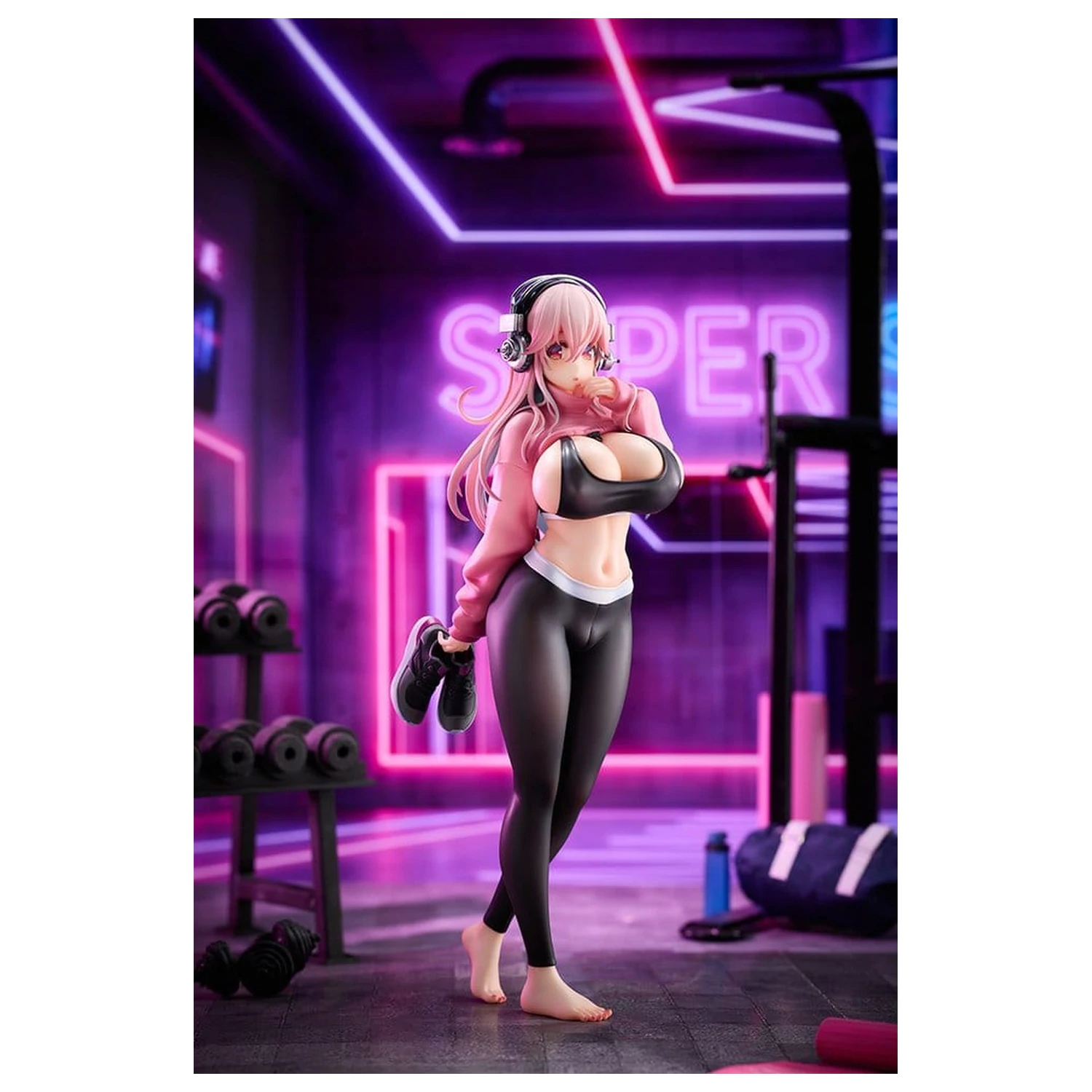 Super Sonico PVC figura 1/6 vježba verzija 27 cm fotografija proizvoda