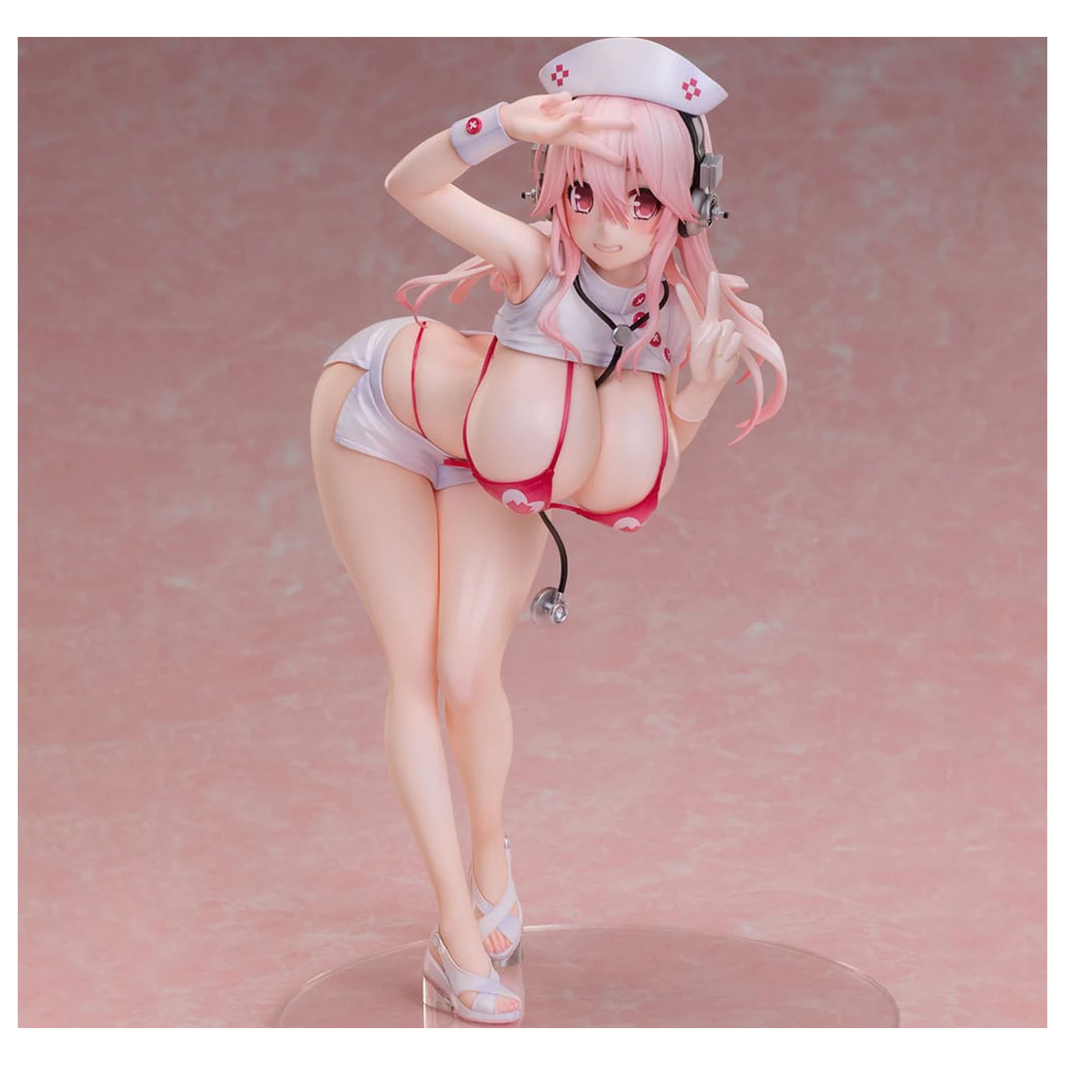 Super Sonico PVC kip 1/6 Super Sonico medicinska sestra bikini verzija 22 cm fotografija proizvoda