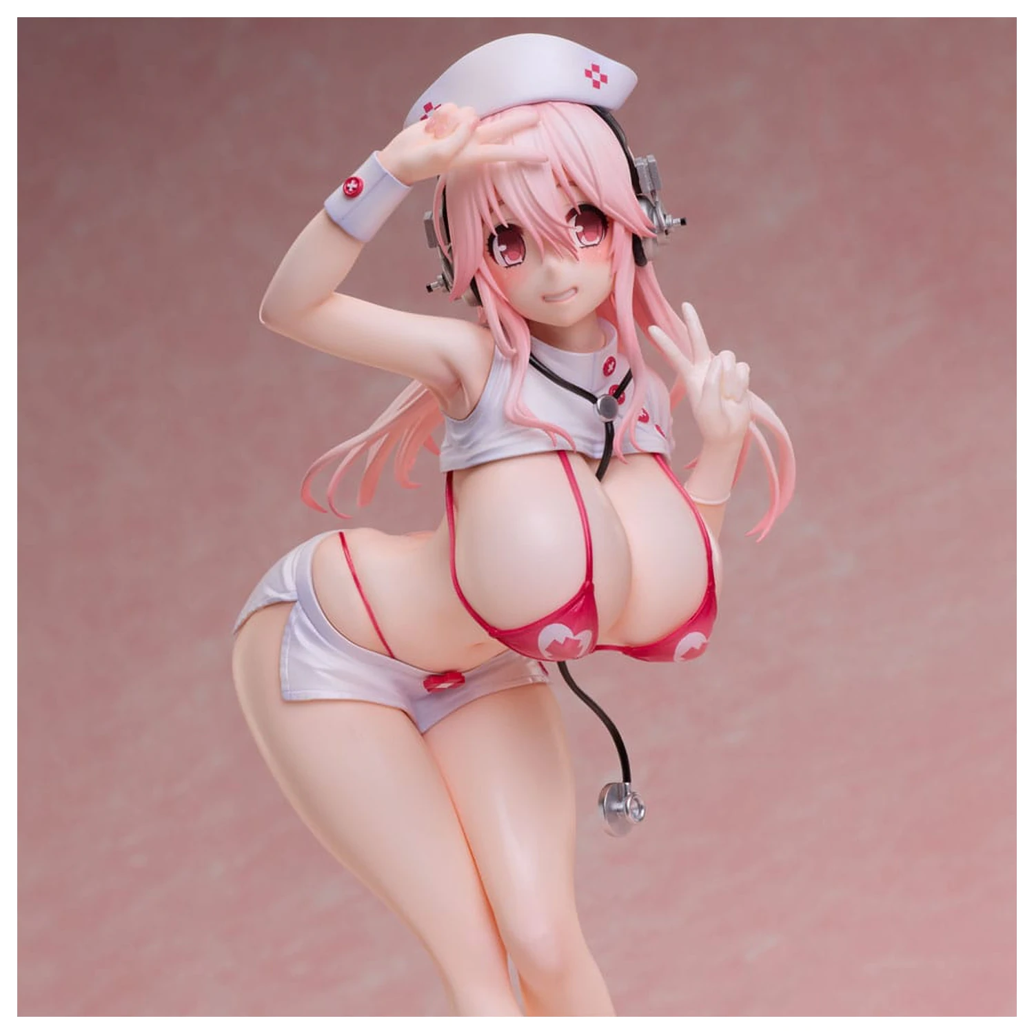 Super Sonico PVC kip 1/6 Super Sonico medicinska sestra bikini verzija 22 cm fotografija proizvoda