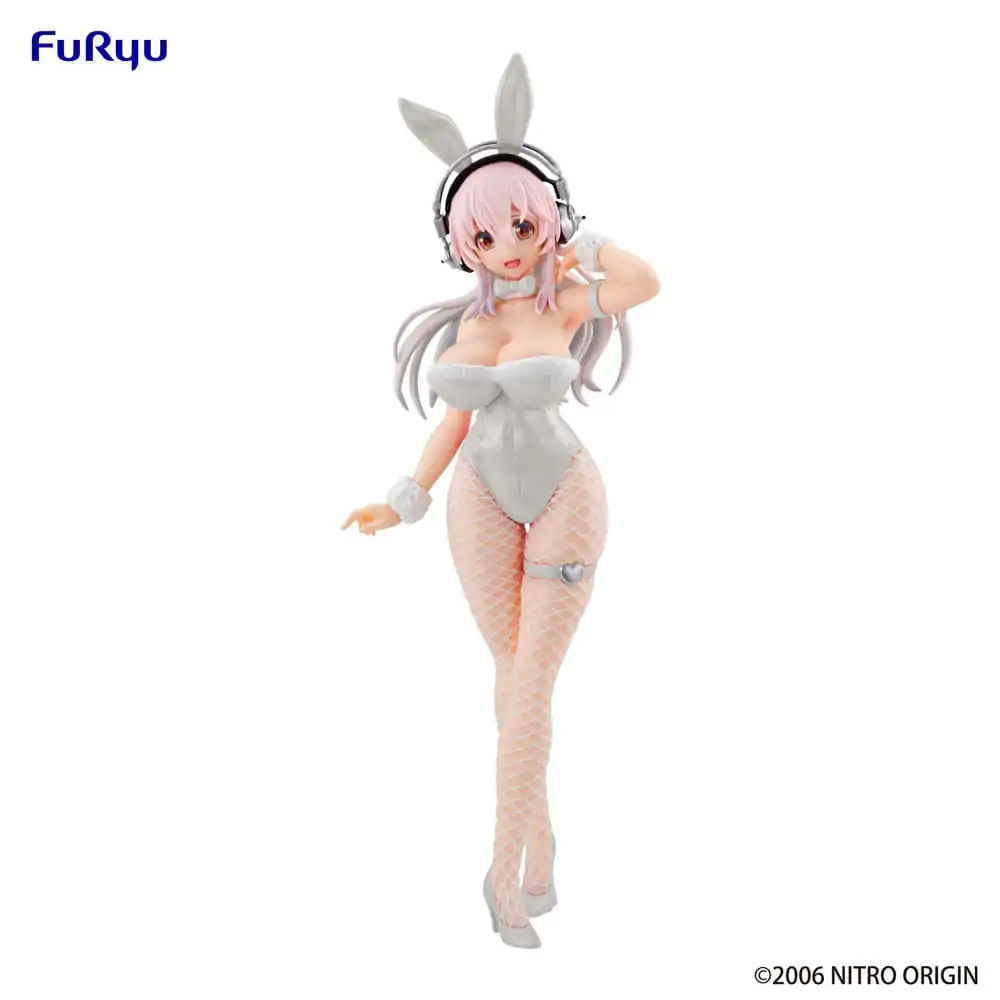 Super Sonico BiCute Bunnies PVC statua Pearl White Ver. 30 cm fotografija proizvoda