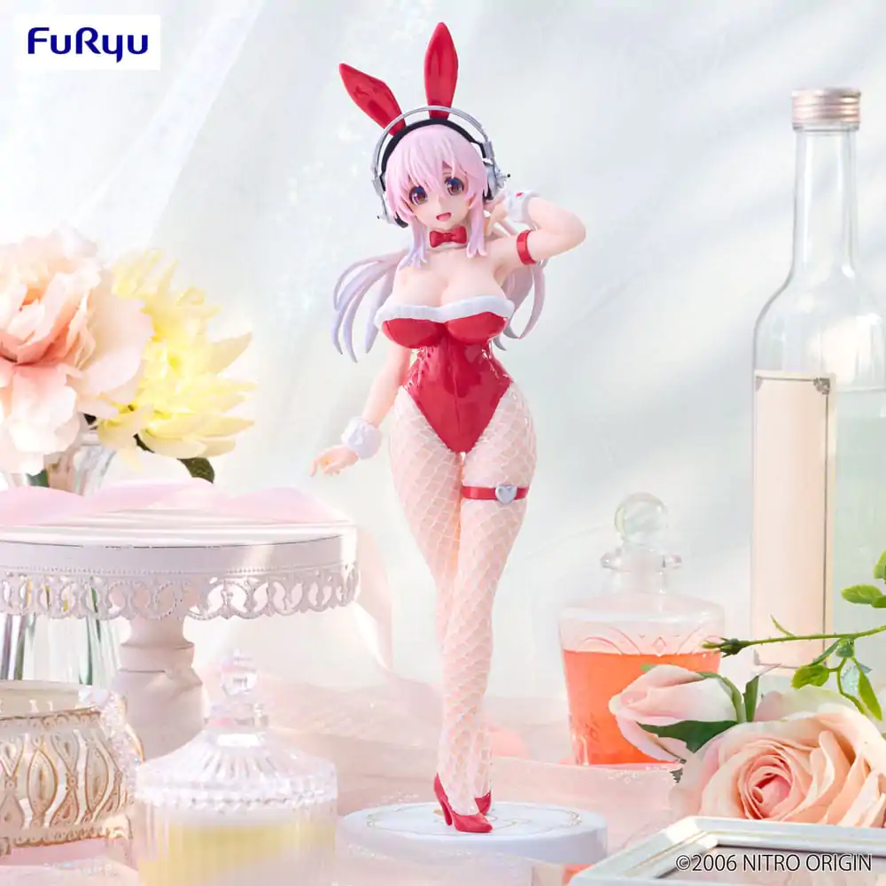 Super Sonico BiCute Bunnies PVC kip Crvena verzija 30 cm fotografija proizvoda