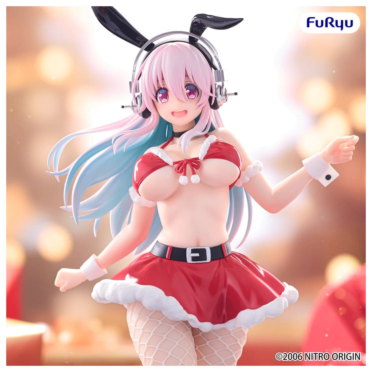 Super Sonico BiCute Bunnies PVC Figura Santa Ver. 30 cm fotografija proizvoda