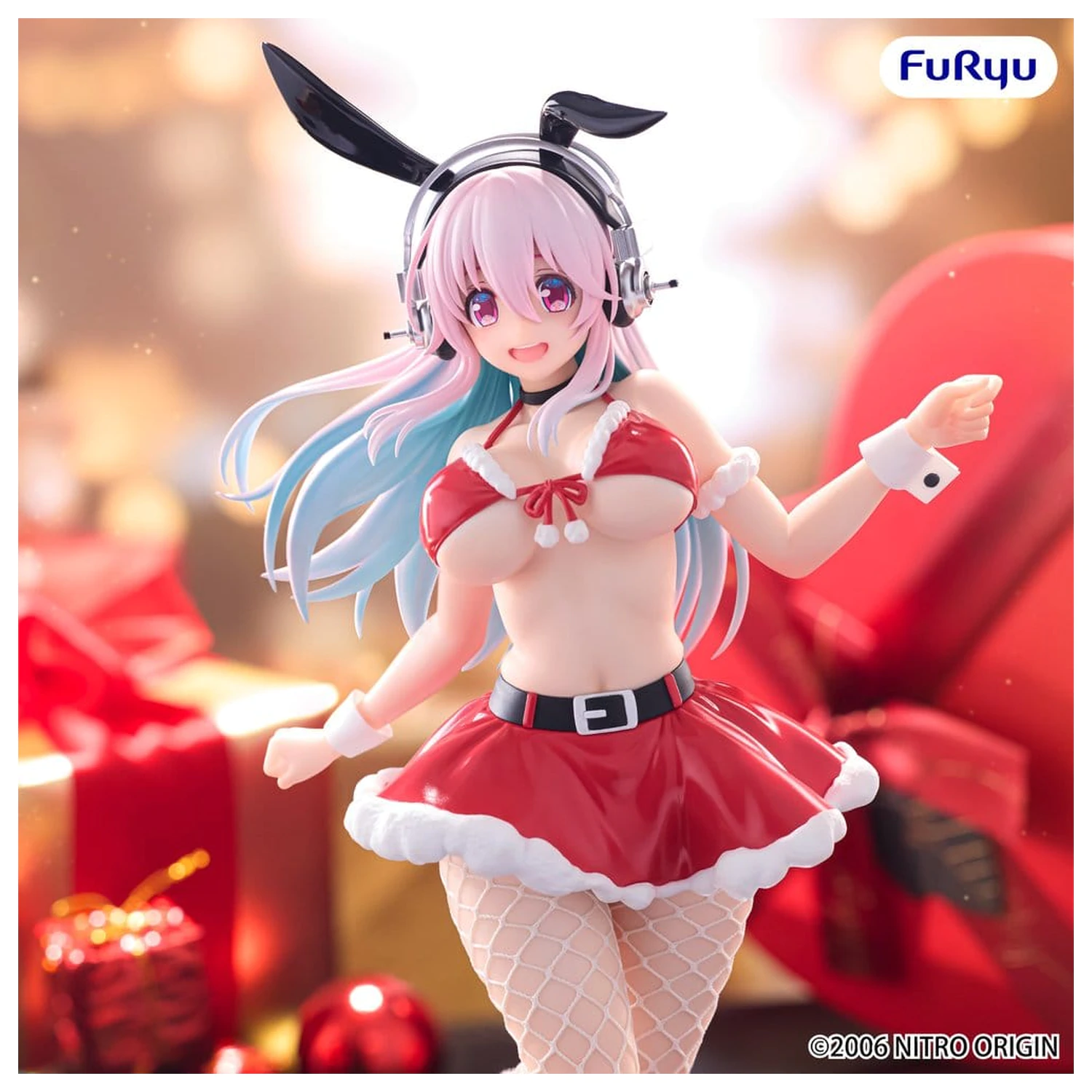 Super Sonico BiCute Bunnies PVC Figura Santa Ver. 30 cm fotografija proizvoda