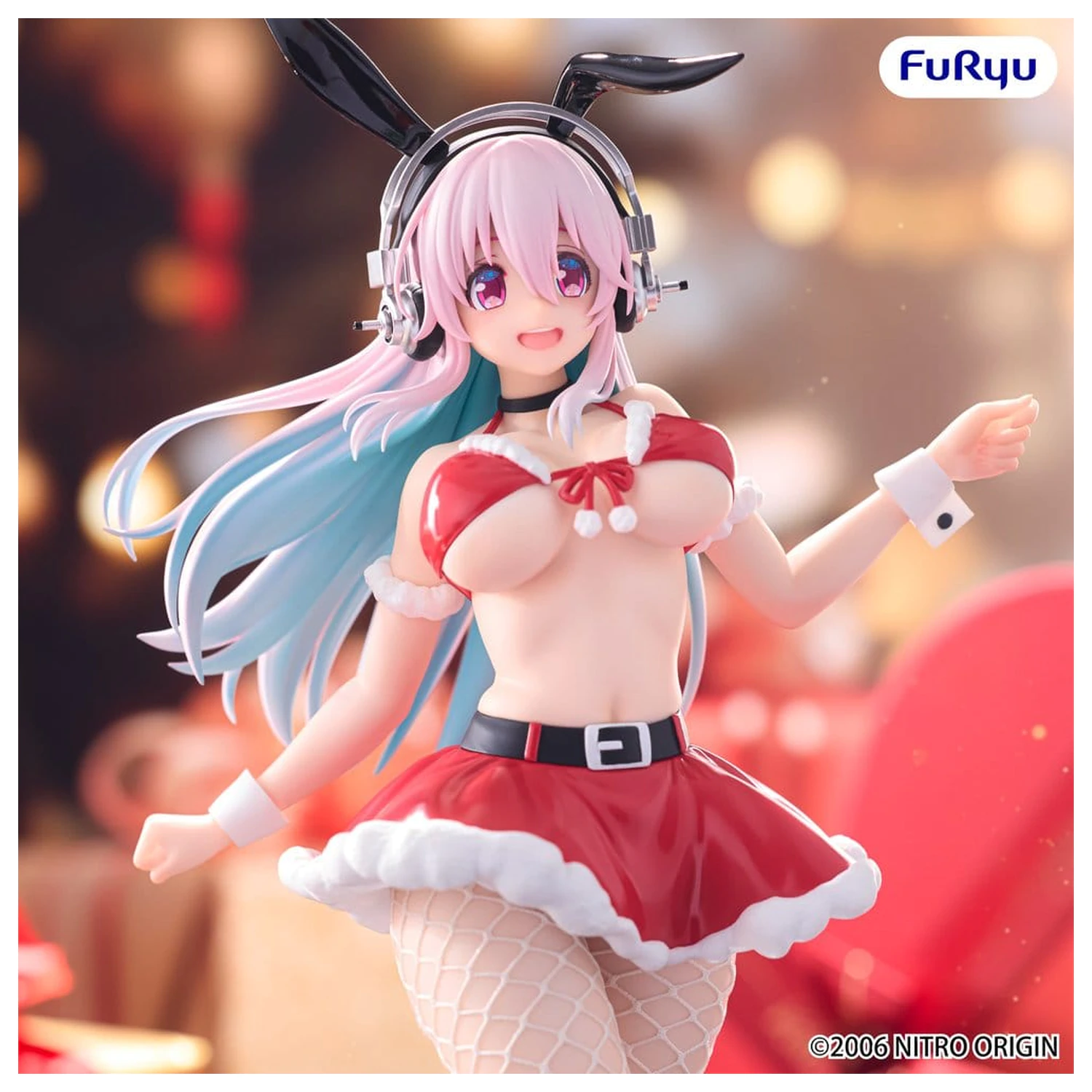 Super Sonico BiCute Bunnies PVC Figura Santa Ver. 30 cm fotografija proizvoda