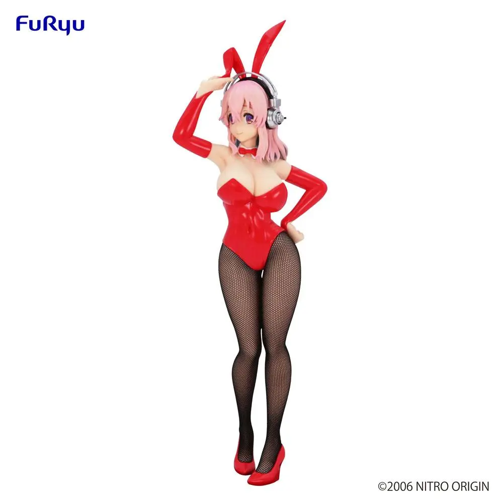 Super Sonico BiCute Bunnies PVC Kip Super Sonico Crvena Ver. 28 cm fotografija proizvoda