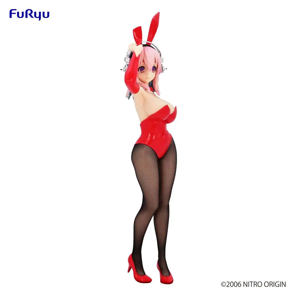 Super Sonico BiCute Bunnies PVC Kip Super Sonico Crvena Ver. 28 cm fotografija proizvoda