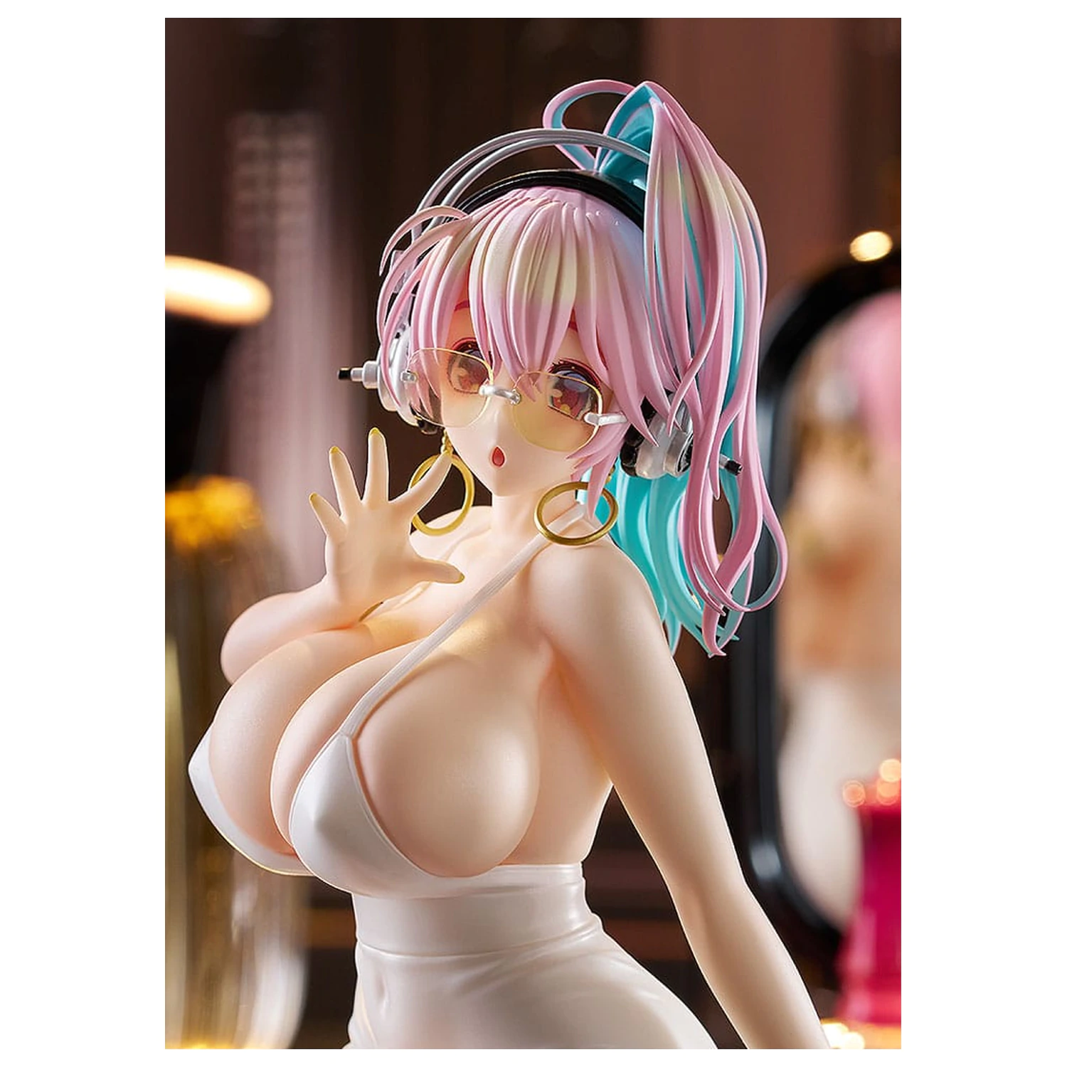 Super Sonico Pop Up Parade PVC Statua Super Sonico: 15th Mini Dress Ver. L veličine 20 cm fotografija proizvoda