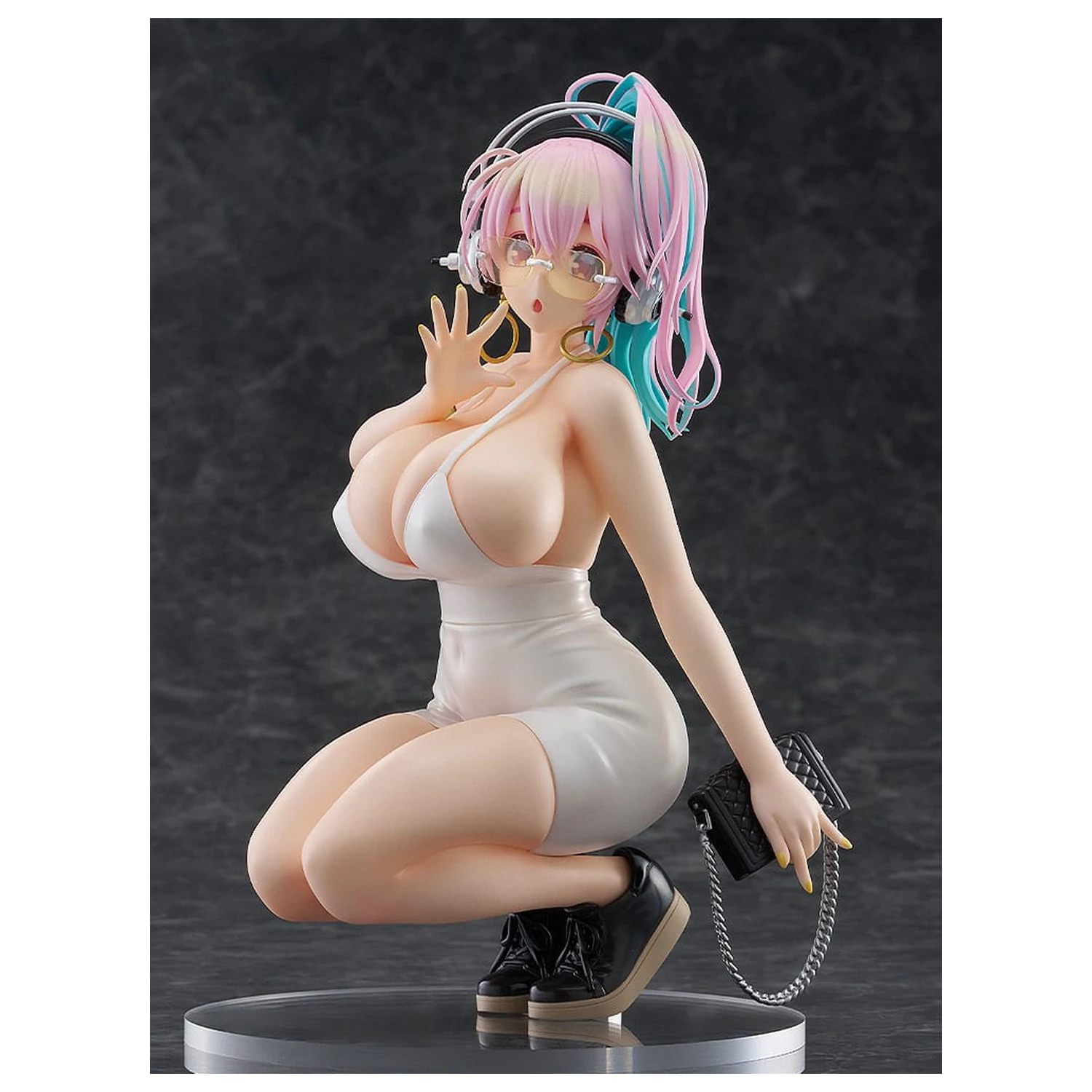 Super Sonico Pop Up Parade PVC Statua Super Sonico: 15th Mini Dress Ver. L veličine 20 cm fotografija proizvoda