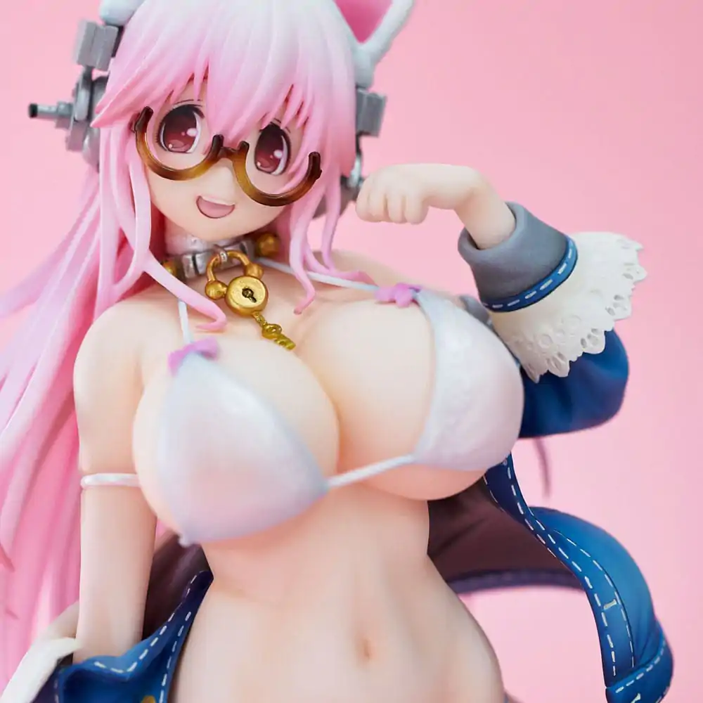 Super Sonico PVC statua Super Sonico White Cat Ver. 27 cm fotografija proizvoda