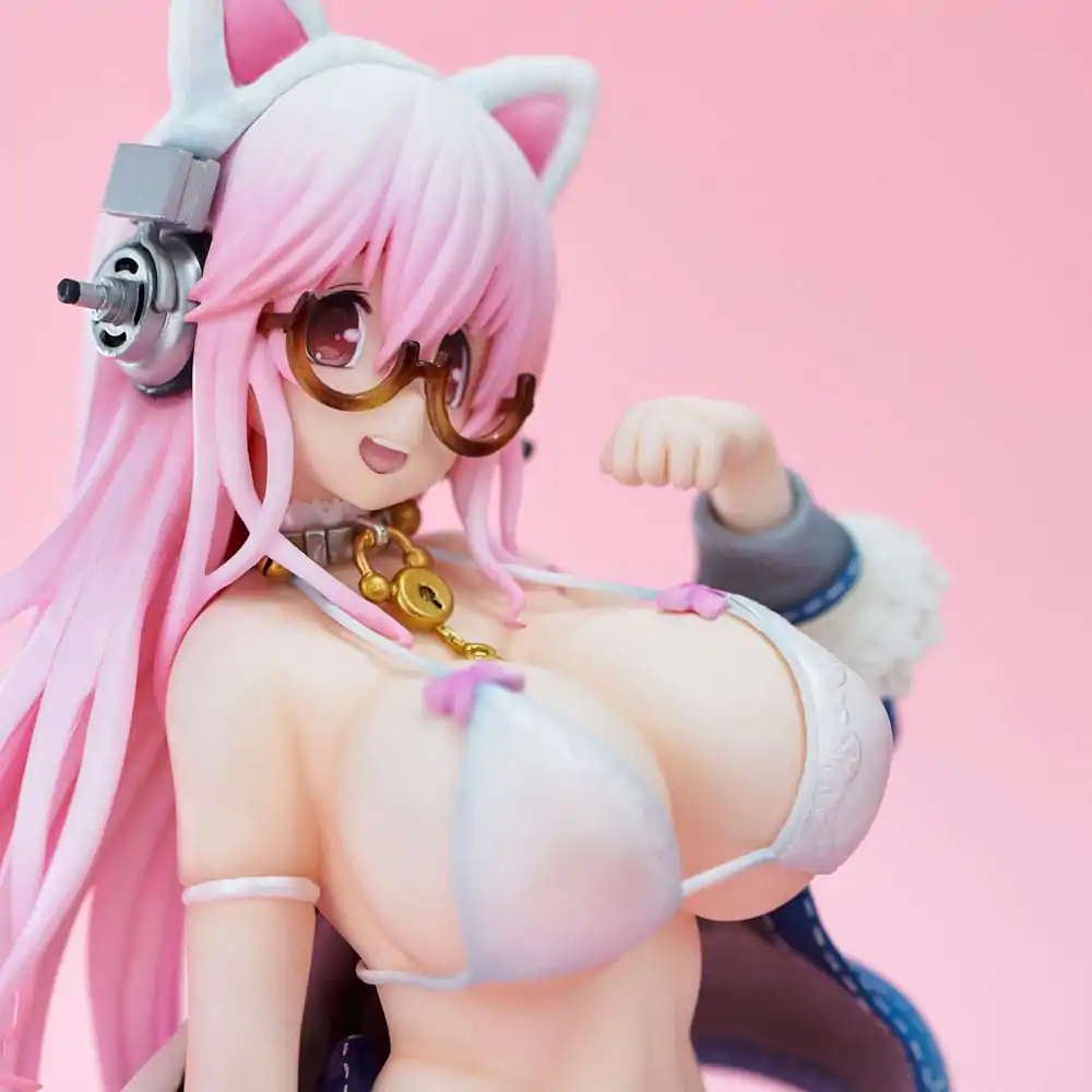 Super Sonico PVC statua Super Sonico White Cat Ver. 27 cm fotografija proizvoda