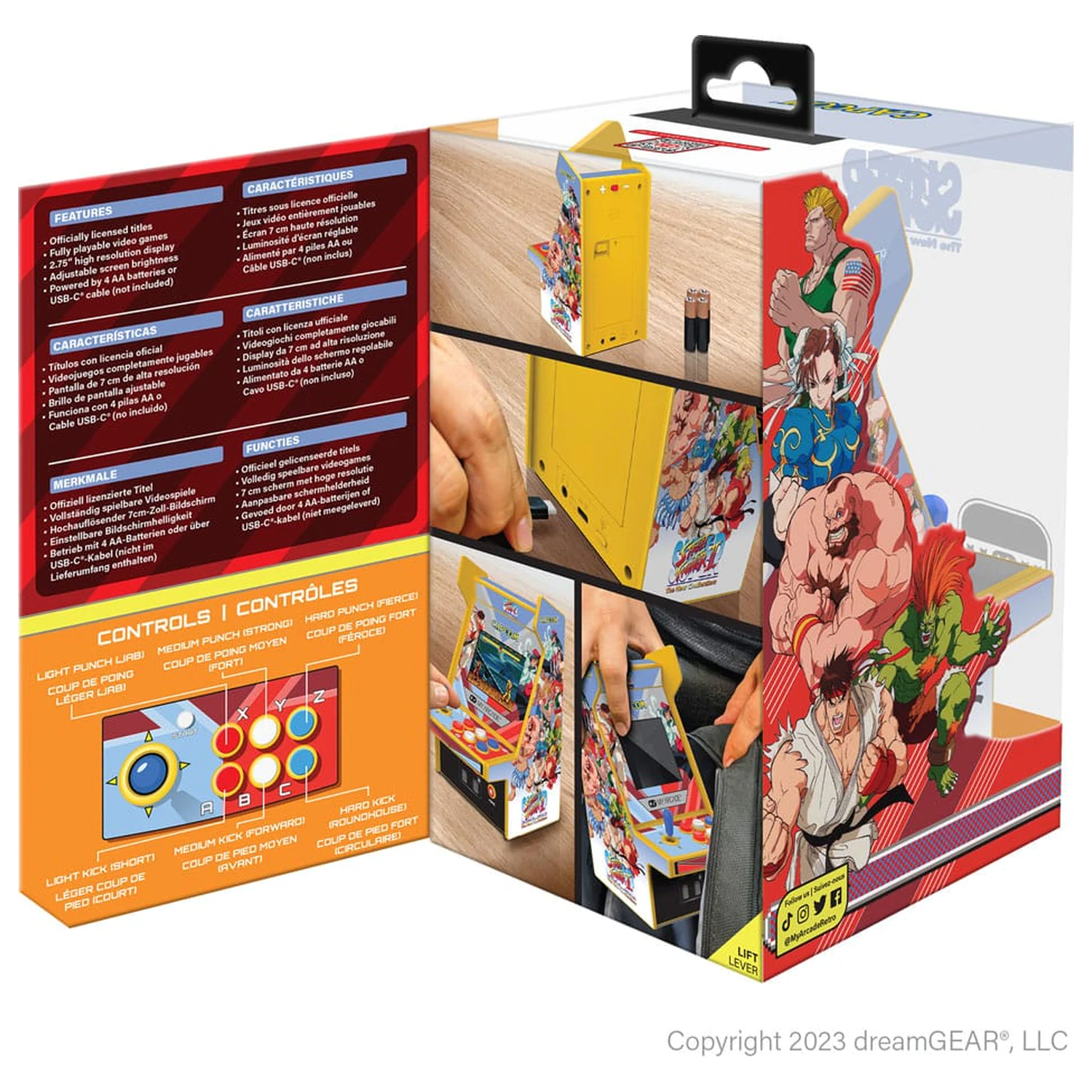 Super Street Fighter II Prijenosni Retro Arkadni Mikro Igrač Pro fotografija proizvoda