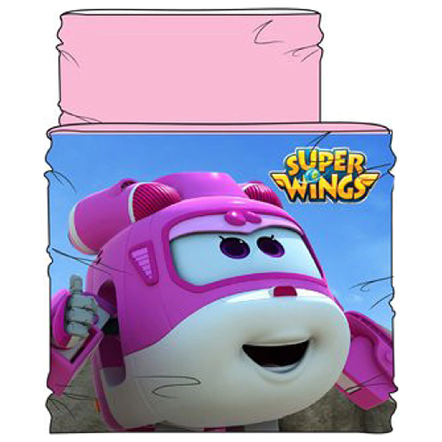 Super Wings Pink Flyer Dječji šal, Snood fotografija proizvoda