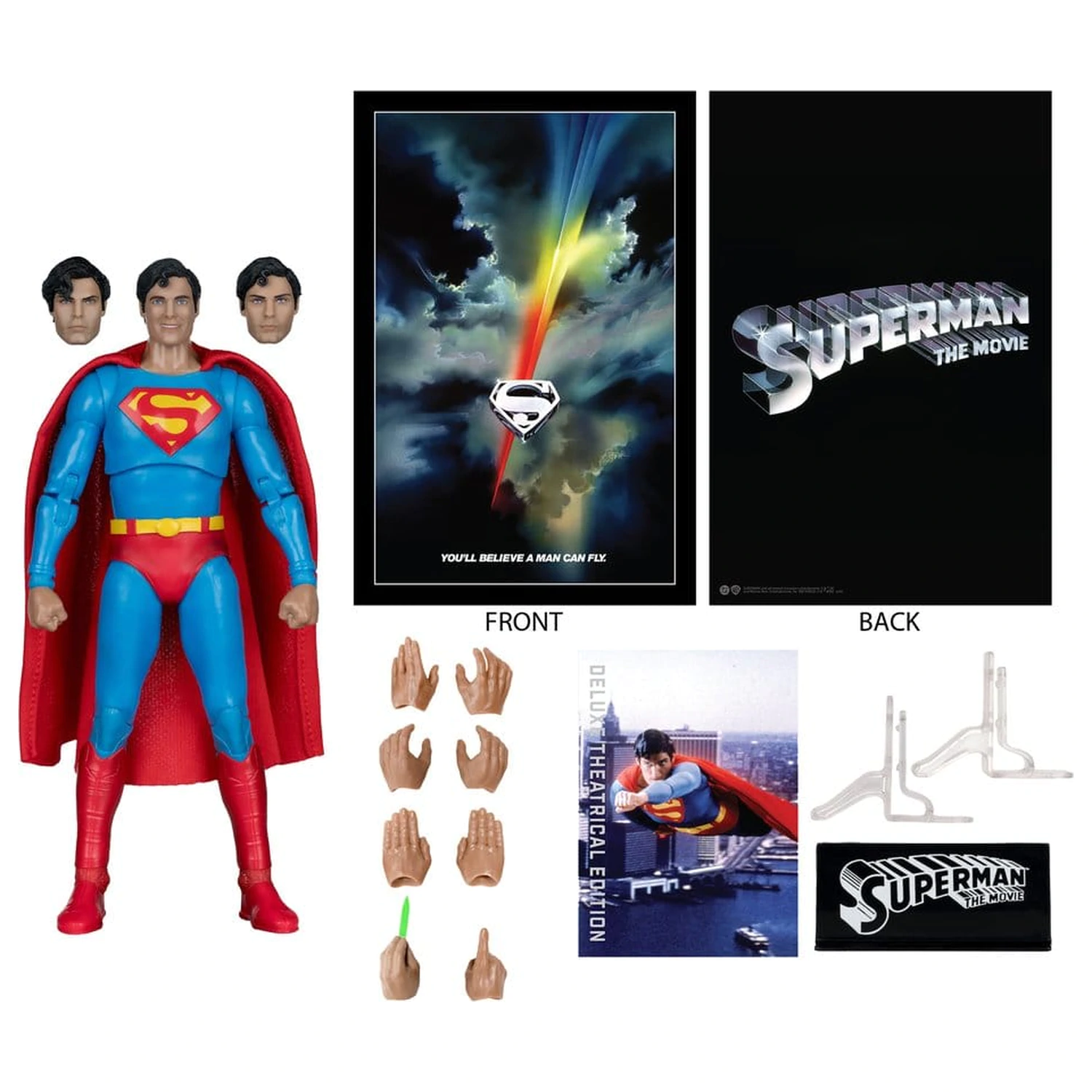 Superman (1978) DC Multiverse Deluxe Theatrical Edition akcijska figura Superman 19 cm fotografija proizvoda