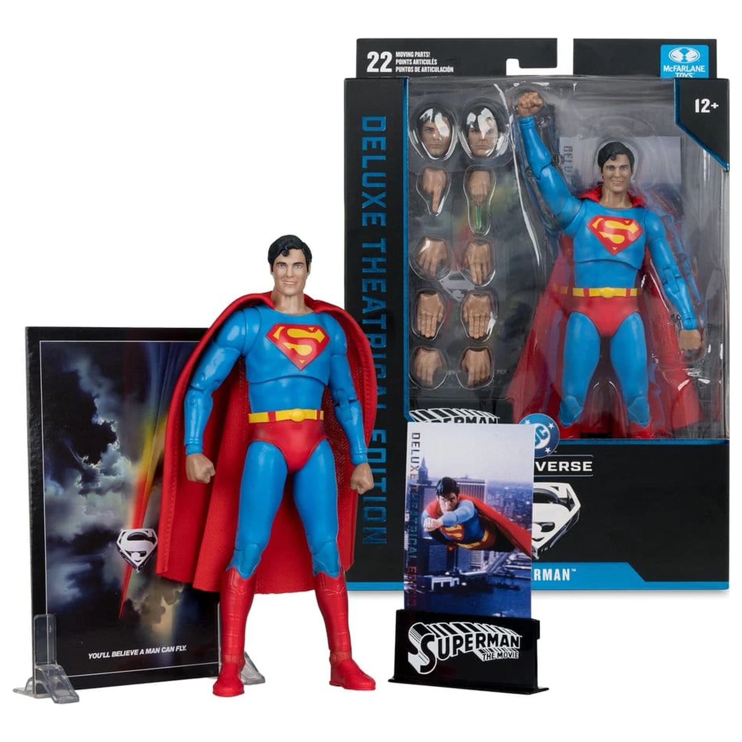 Superman (1978) DC Multiverse Deluxe Theatrical Edition akcijska figura Superman 19 cm fotografija proizvoda