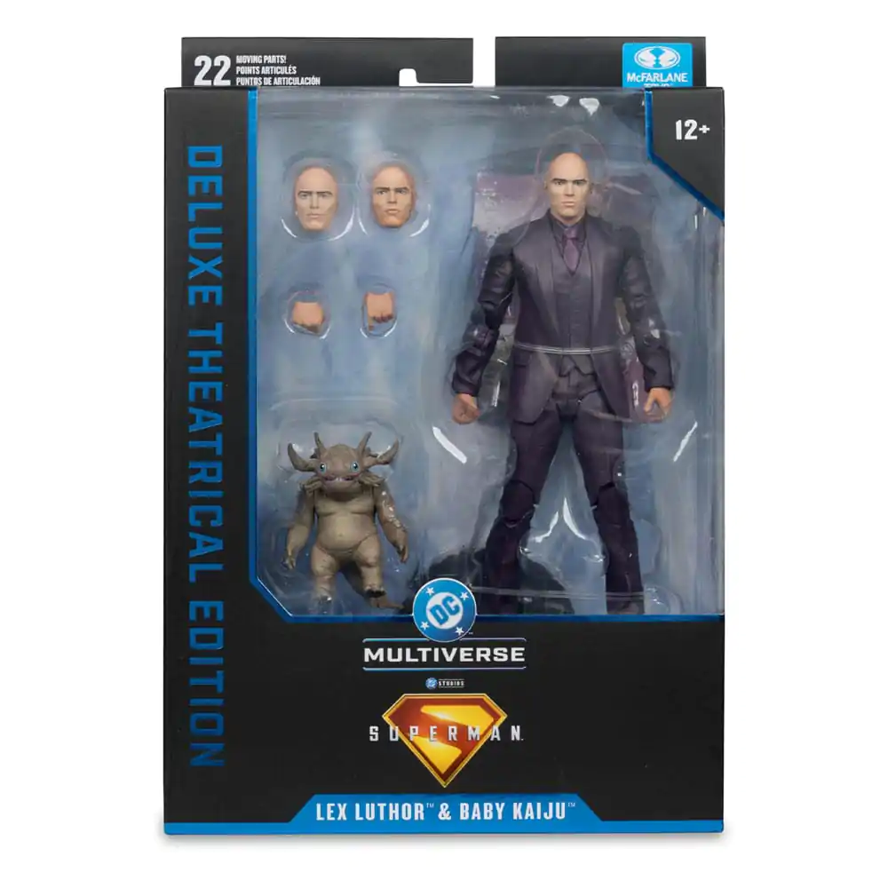 Superman (2025) DC Multiverse Deluxe akcijska figura Lex Luthor s Baby Kaiju (Deluxe Theatrical Edition) 18 cm fotografija proizvoda
